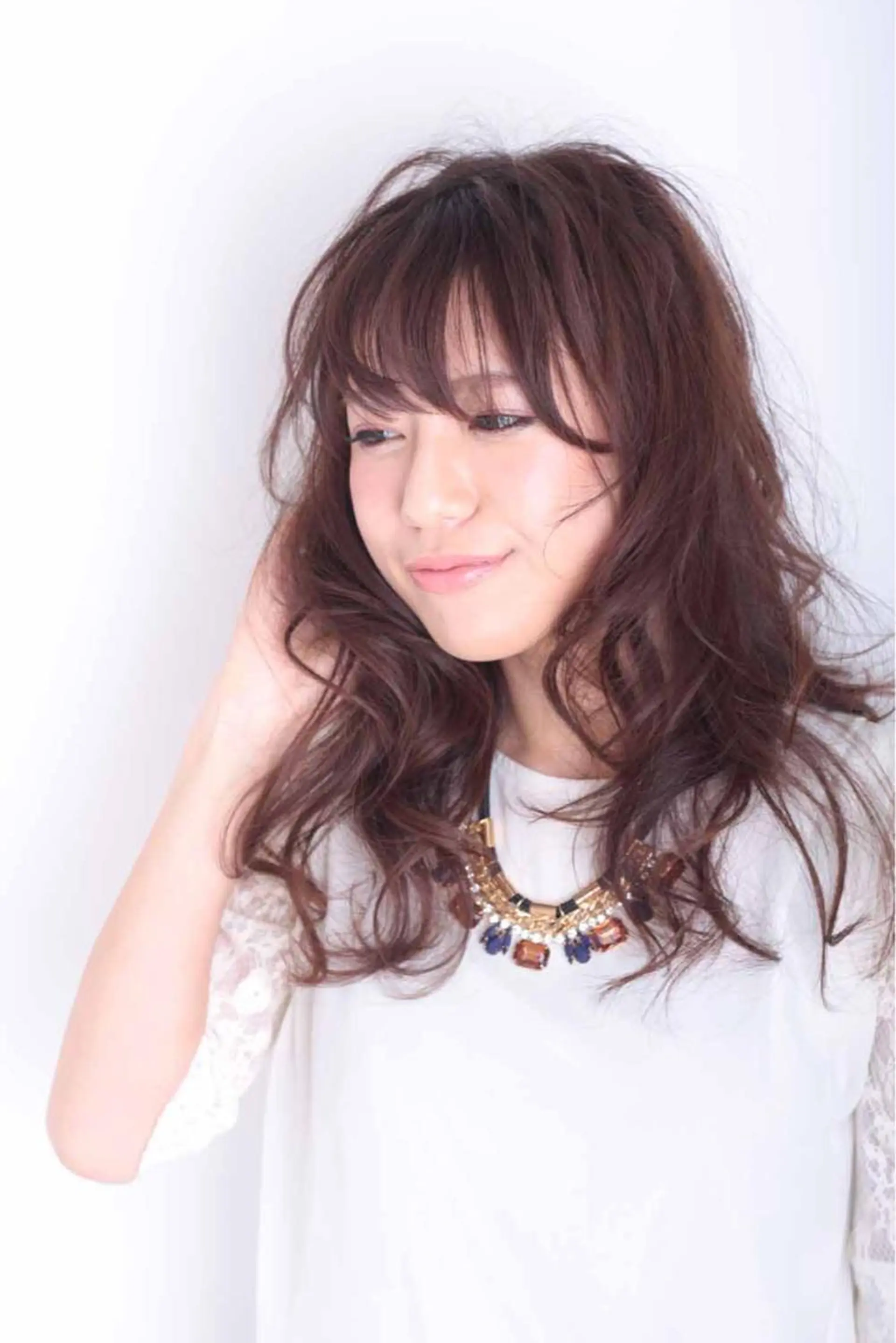 ロング カラー パーマ RESBORN所属・長岡 大偉のヘアスタイル