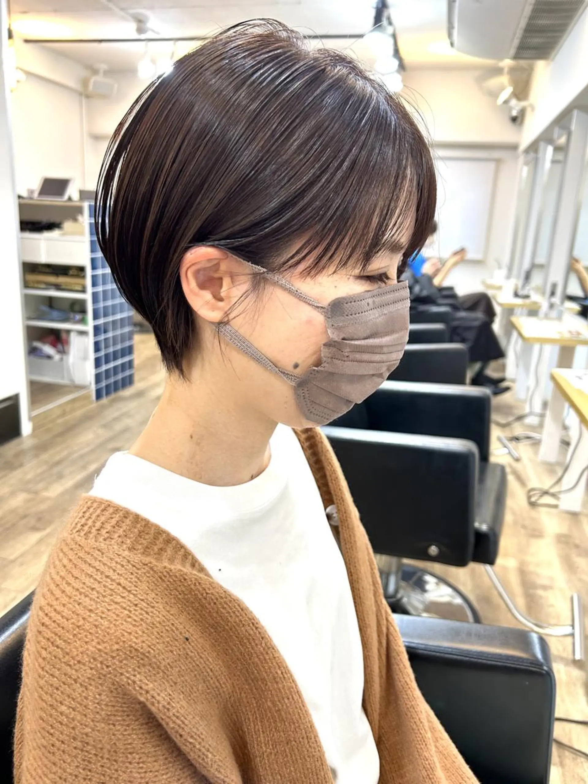 ショート カット トリートメント ioe 茶屋町のヘアスタイル