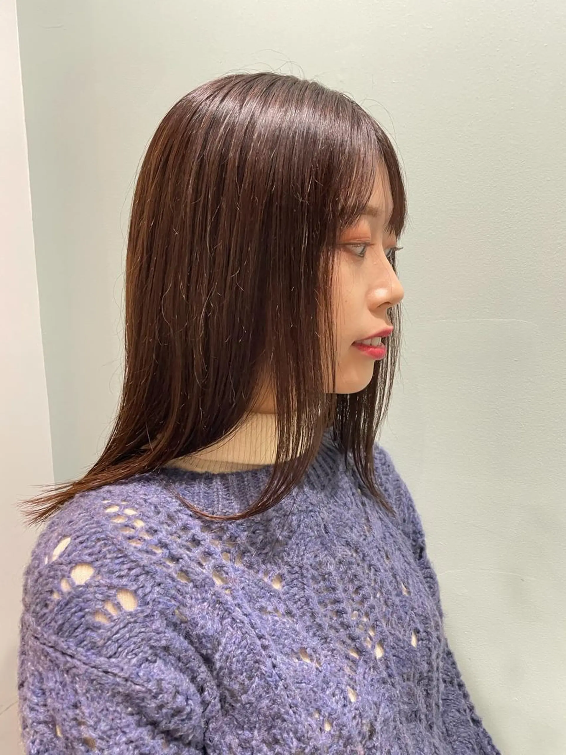 セミロング 伸ばしかけ 髪質改善 🌈HAPPYになる hair🌈ユウカのヘアスタイル