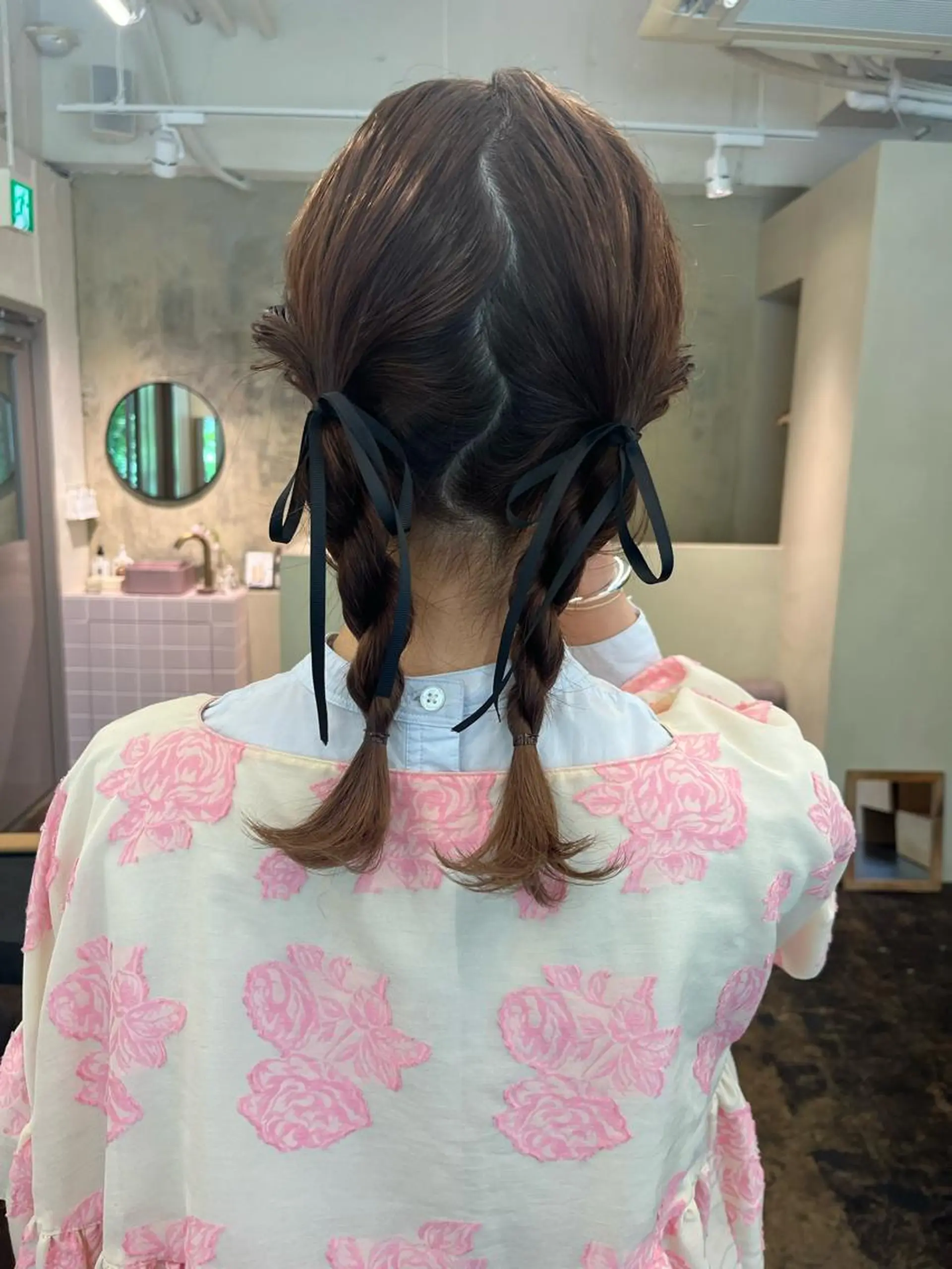 ミディアム カラー 西山 紗耶香🪽 透明感カラー/ボブのヘアスタイル