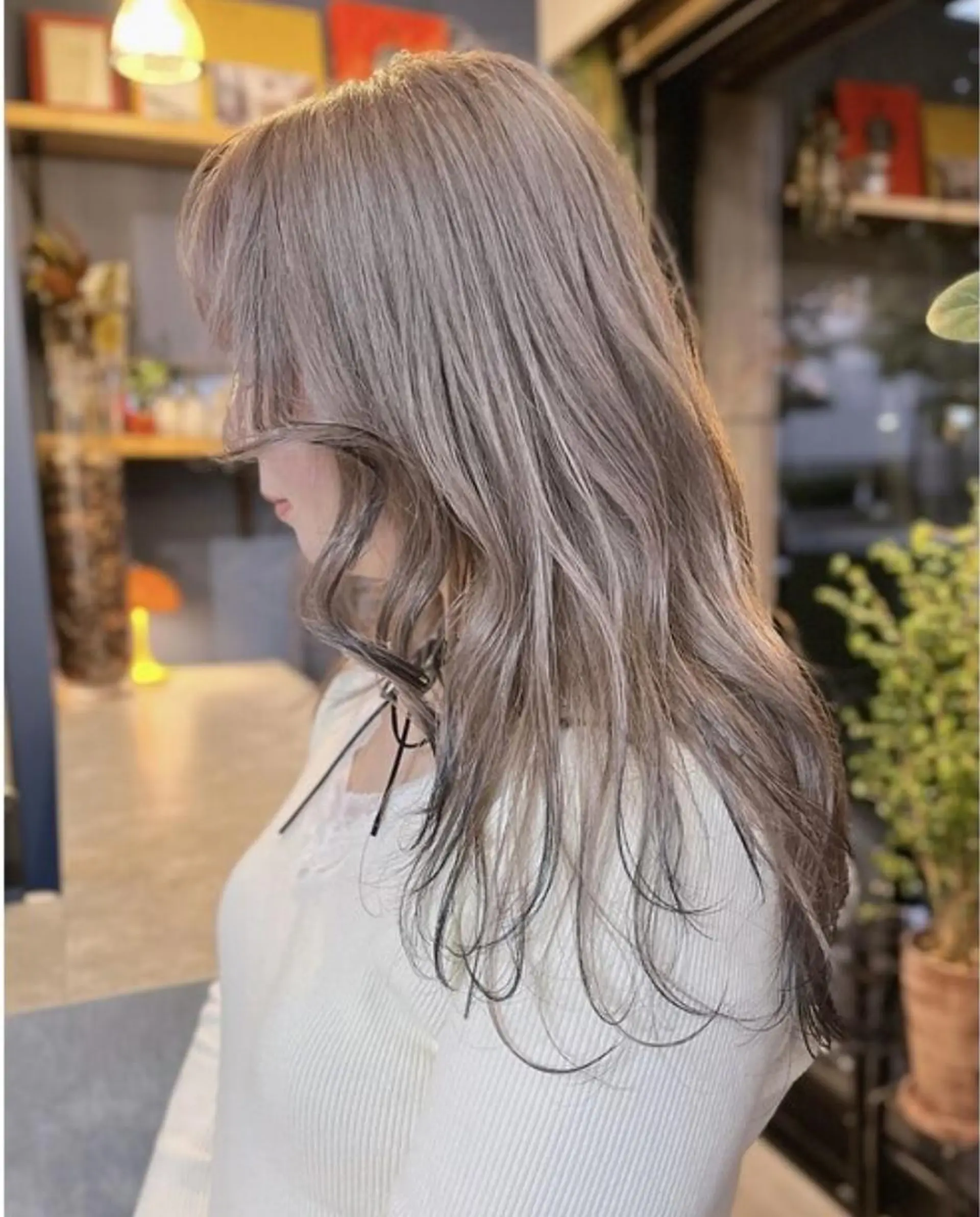 ロング 髪質改善 トリートメント 🌈カラーとエクステ 🌟エクステのヘアスタイル
