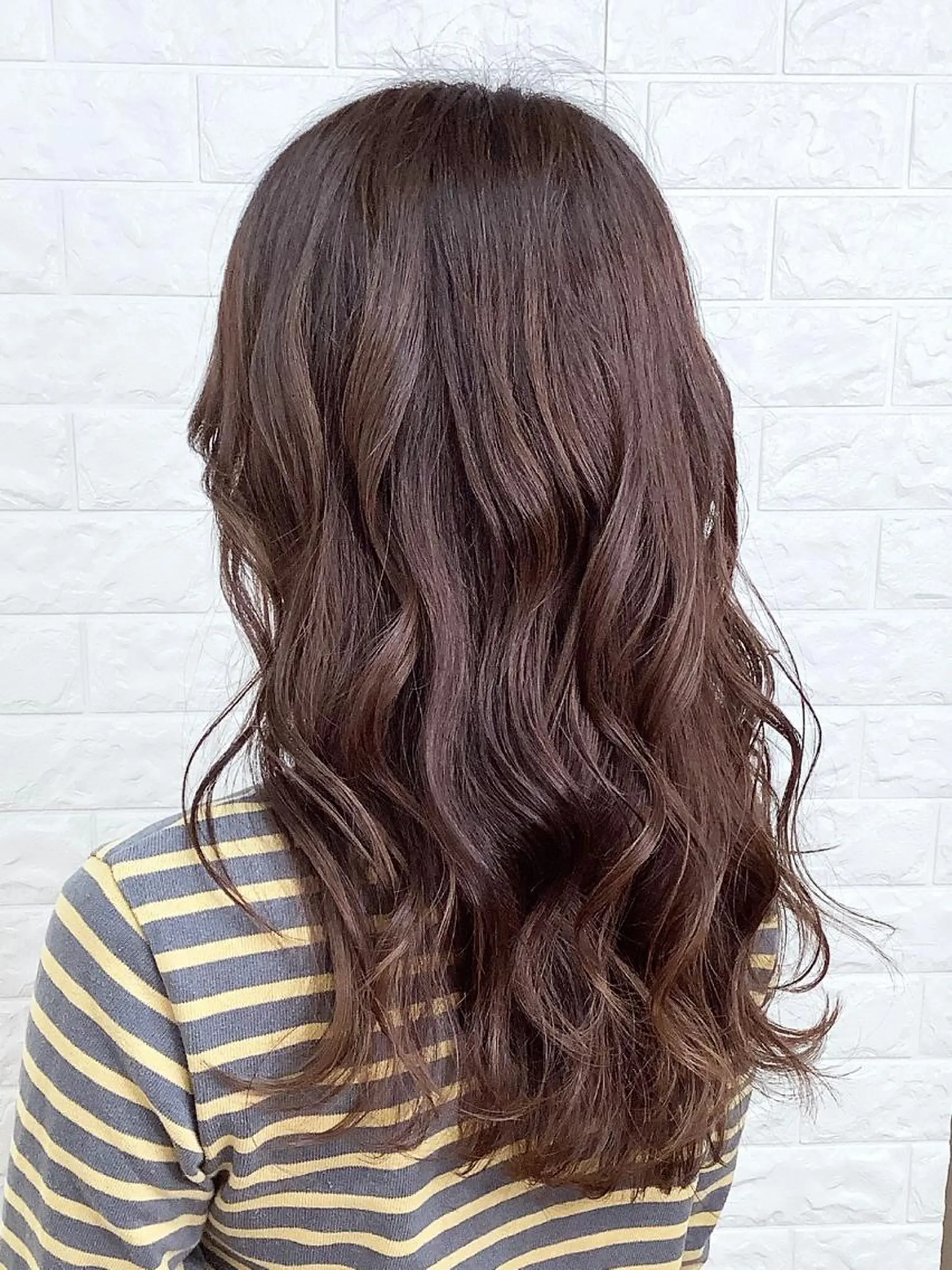 セミロング カラー エイジングケア特化 美容師✂️山崎竜二のヘアスタイル