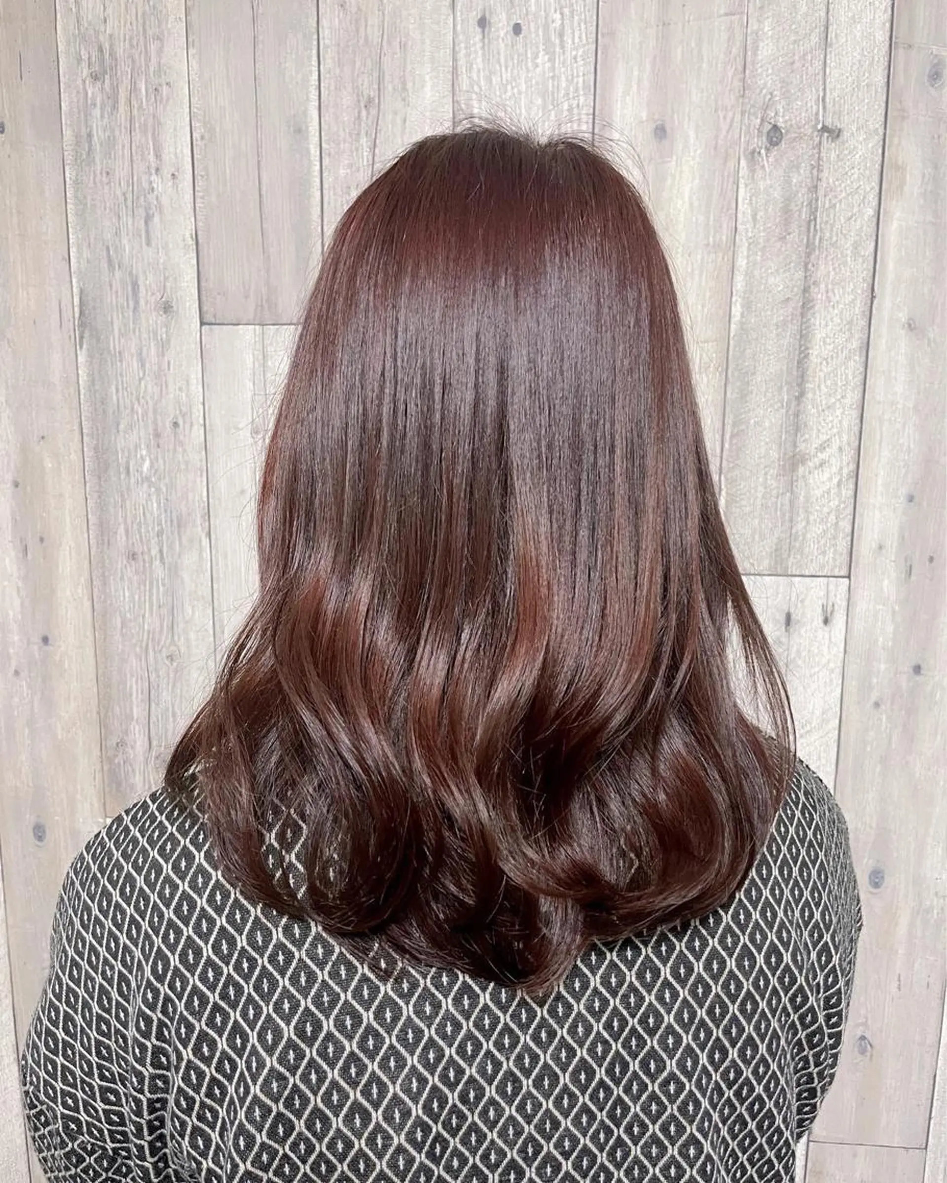 セミロング カラー ヘアアレンジ ブラウンカラー ピンクカラー ピンクブラウン タケダケイ /ショート/ボブのヘアスタイル