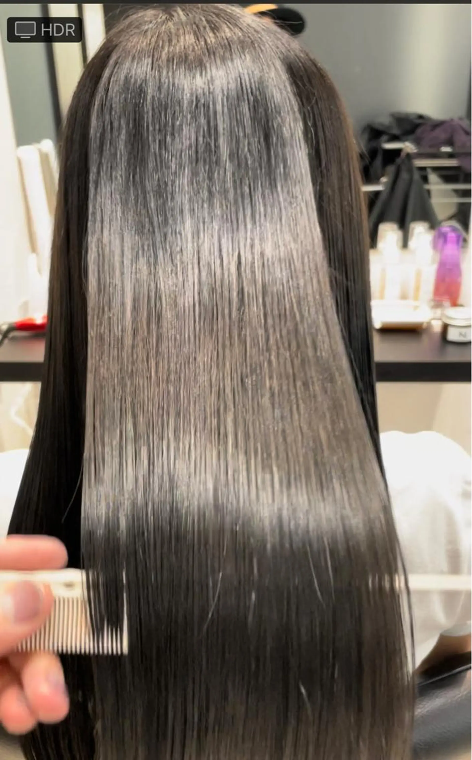 ロング カラー アッシュ アッシュグレー 髪質改善 トリートメント カット ヘアカラー トリートメント SALOWIN梅田　　サロウィン所属・美髪/縮毛矯正特化/ 髪質改善/KJのヘアスタイル