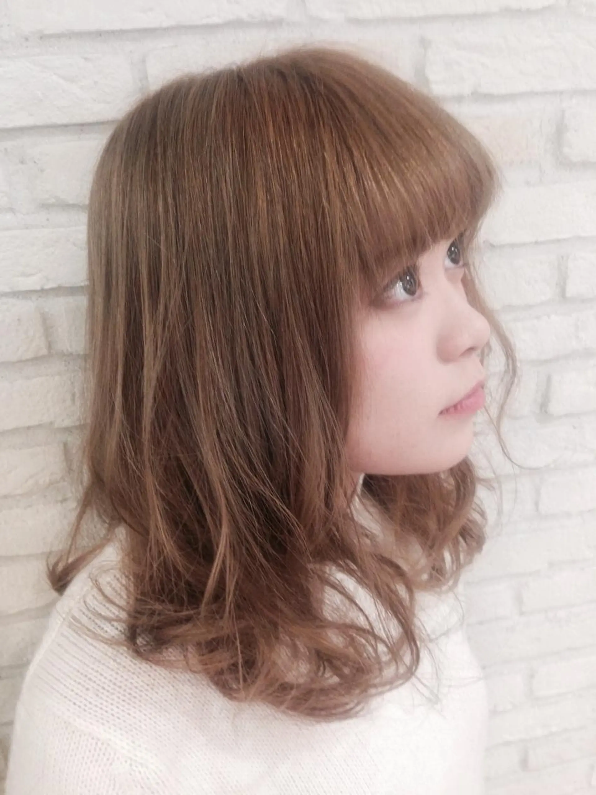 ミディアム カラー 吉岡 三四朗のヘアスタイル