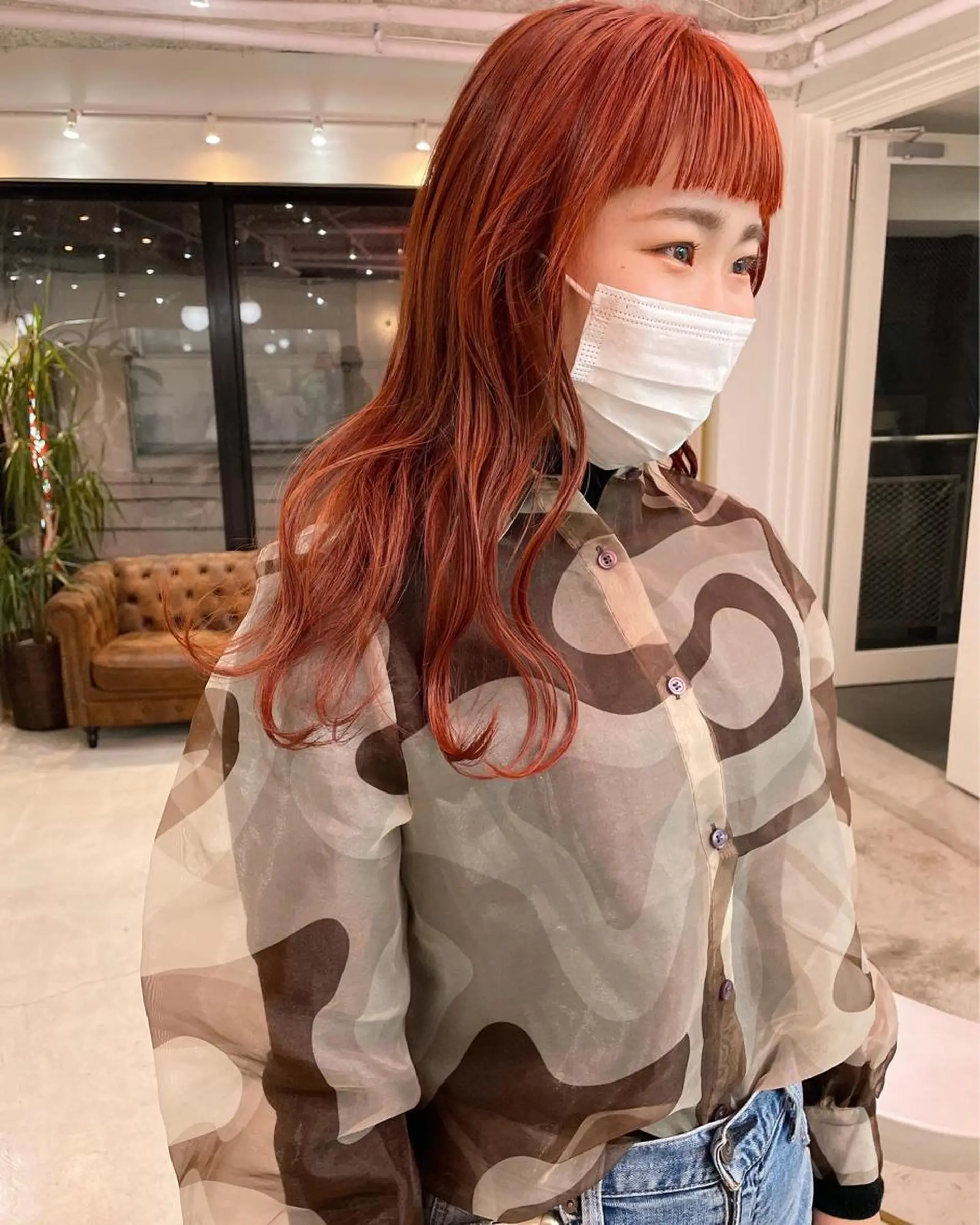 ミディアム カラー パーマ ヘアアレンジ 💖美髪改善💖 辻未侑のヘアスタイル