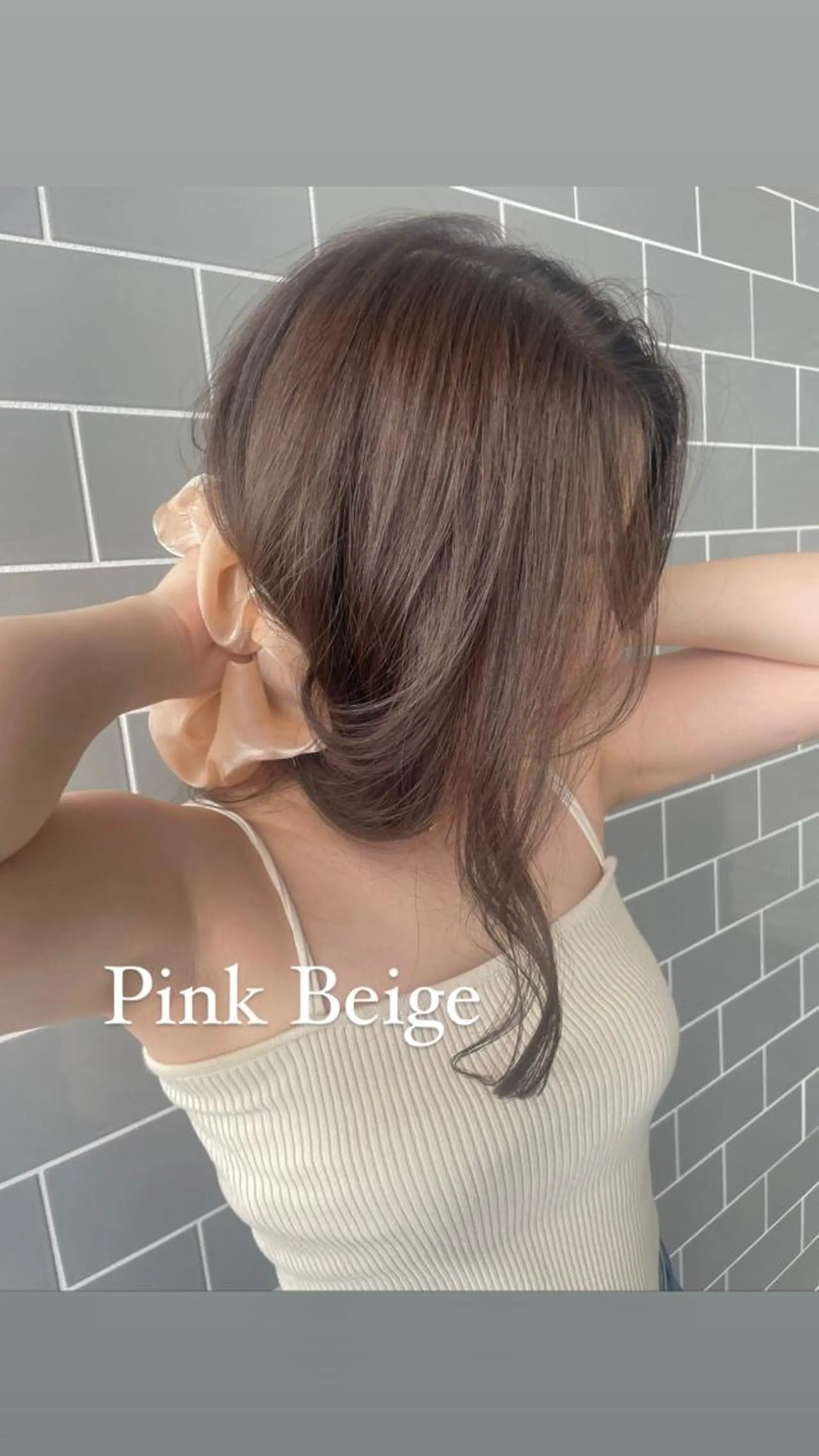 ロング カラー カット LANVERY所属・うる艶ヘア💐 艶ハイトーン💐彩夏のヘアスタイル