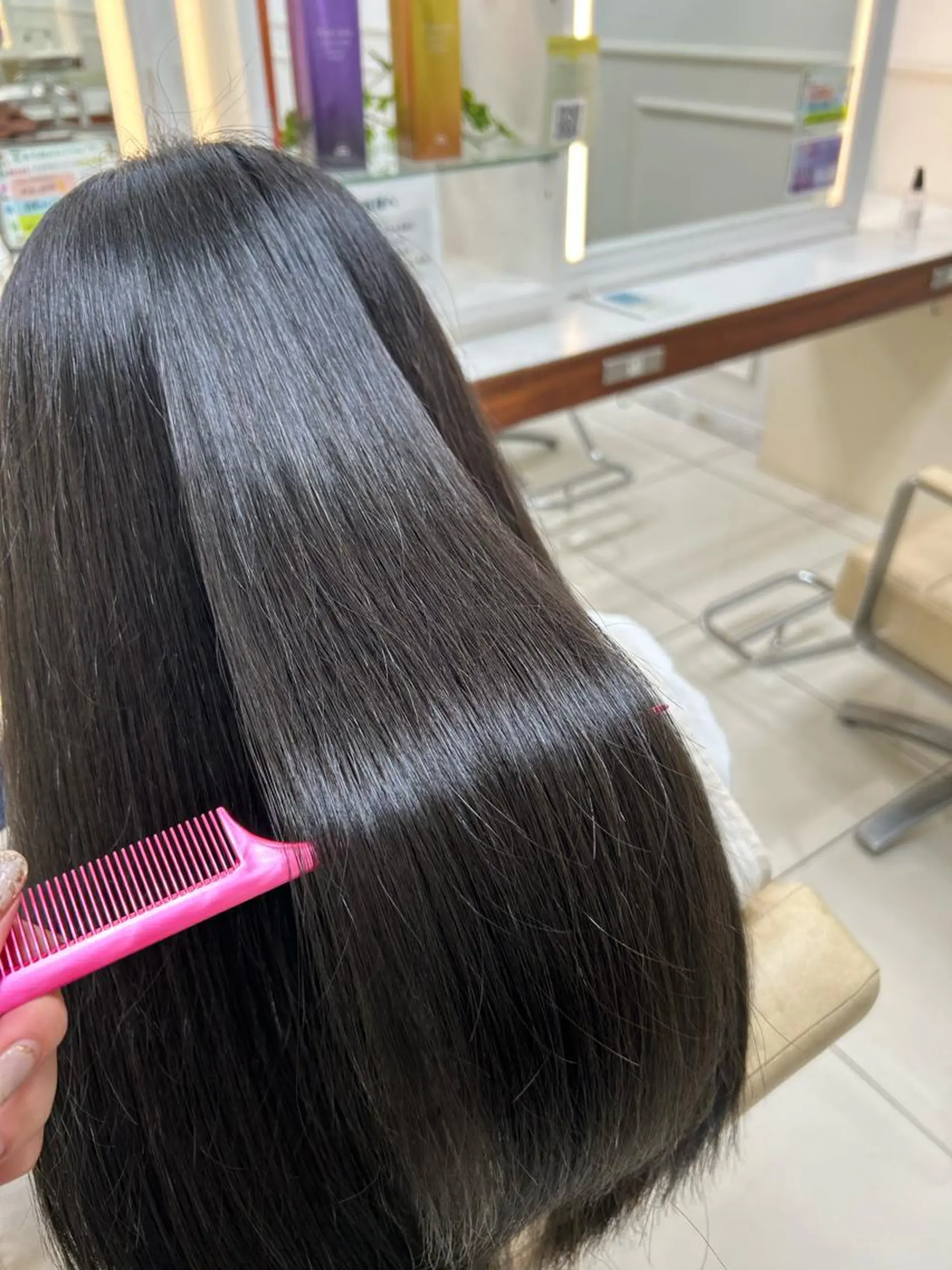 ミディアム トリートメント 暖色🎀ゆるふわ☁️ MOERI 🍒のヘアスタイル