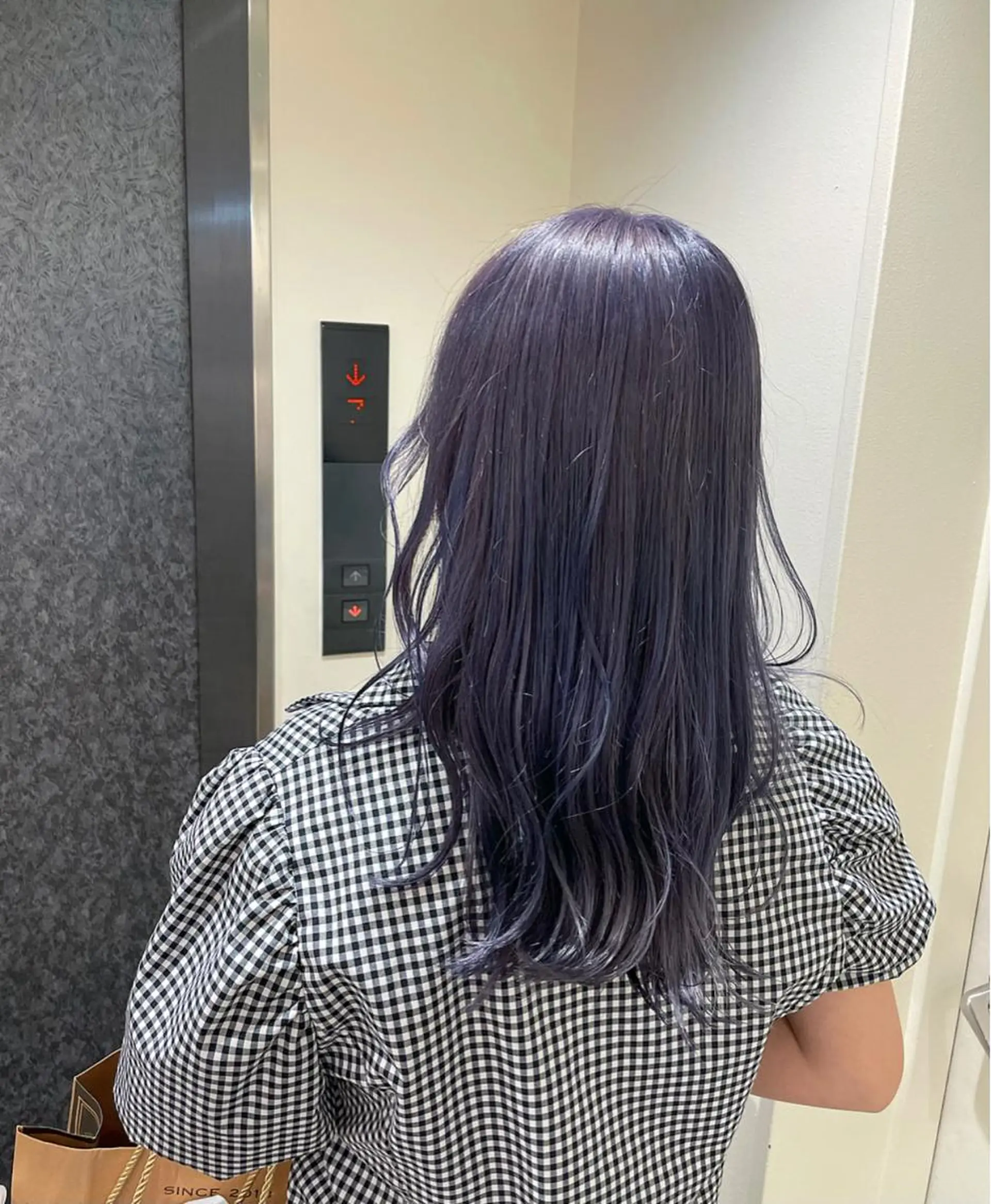 ロング パープルカラー ヘアカラー soyon心斎橋所属・♡透明感/艶カラー/ M a I ♡のヘアスタイル