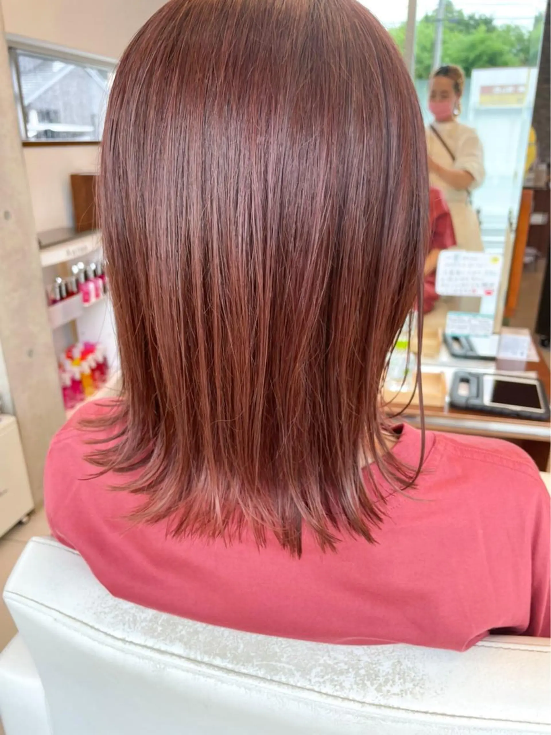 ミディアム ヘアカラー トリートメント ヘッドスパ ✨achieve hair ✨のヘアスタイル