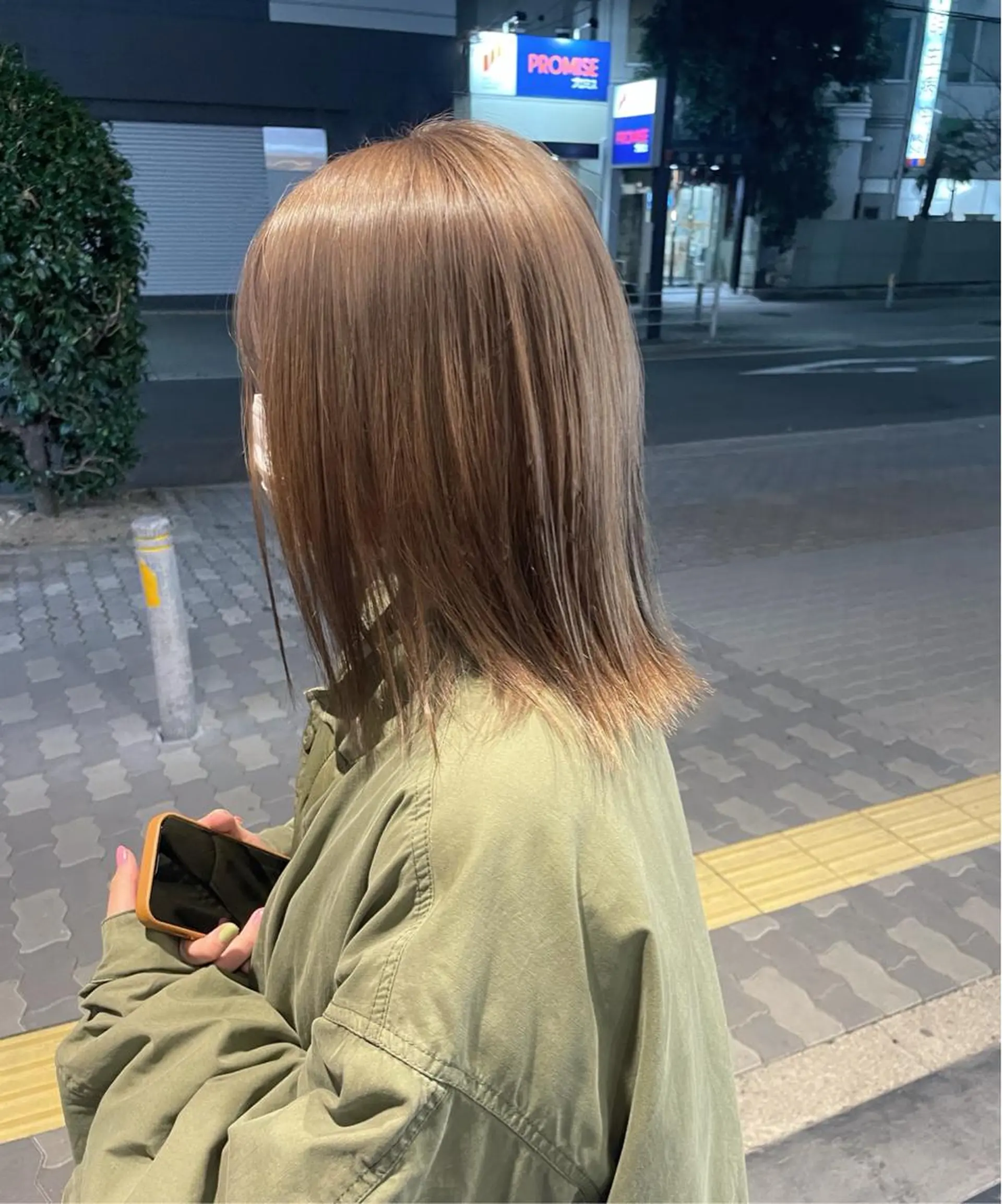 ミディアム yohaku misakiのヘアスタイル