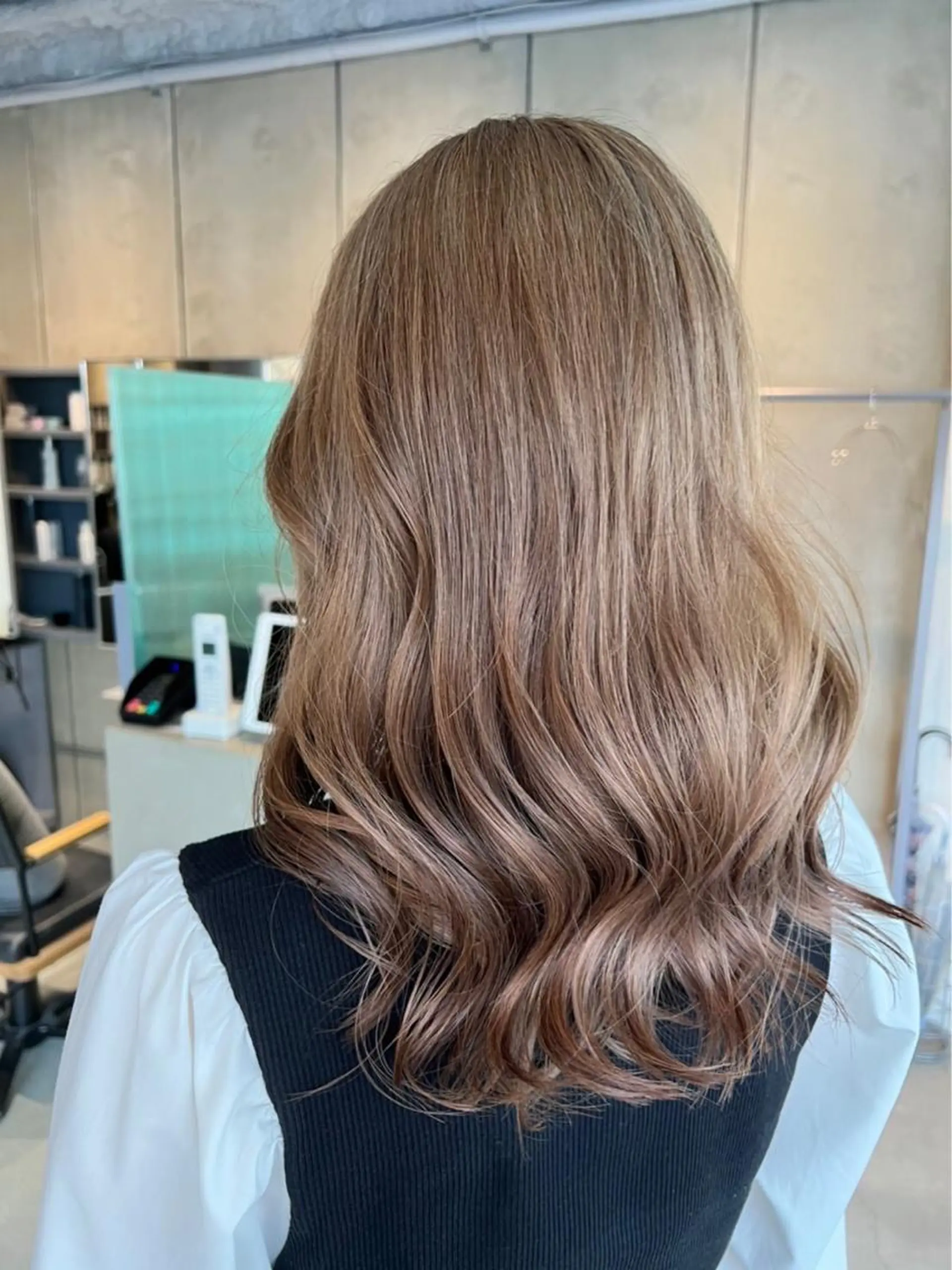 ロング カラー ヘアカラー トリートメント 🌐👽フクイ キララ🌎💎のヘアスタイル