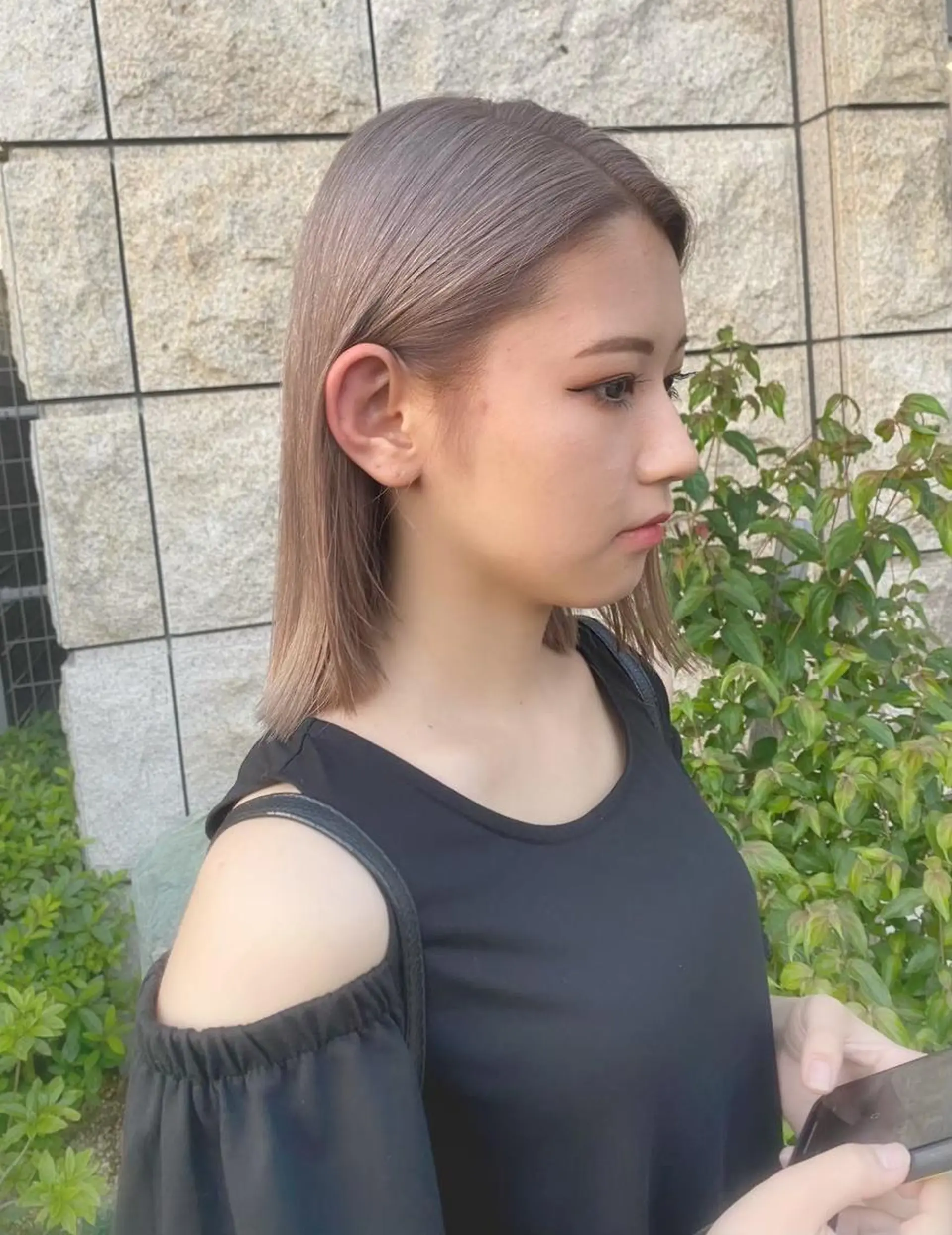 セミロング 外国人風カラー ハイライト 髪質改善 似合わせカット トリートメント カット ヘアカラー BUCKS【天王寺】 バックス【駅30秒】のヘアスタイル