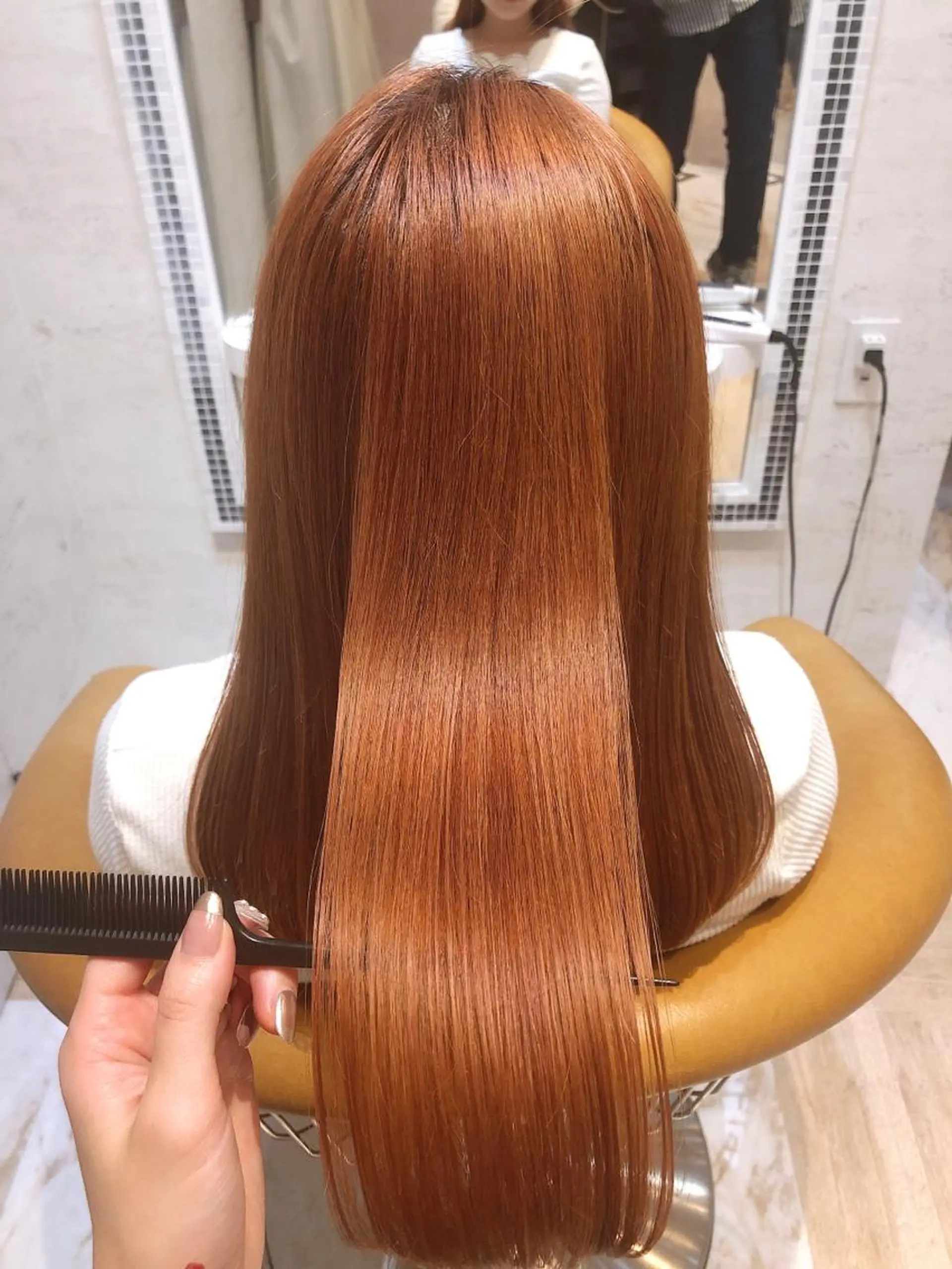 ミディアム カット ヘアカラー トリートメント 代表山口ひな 髪質改善のプロのヘアスタイル