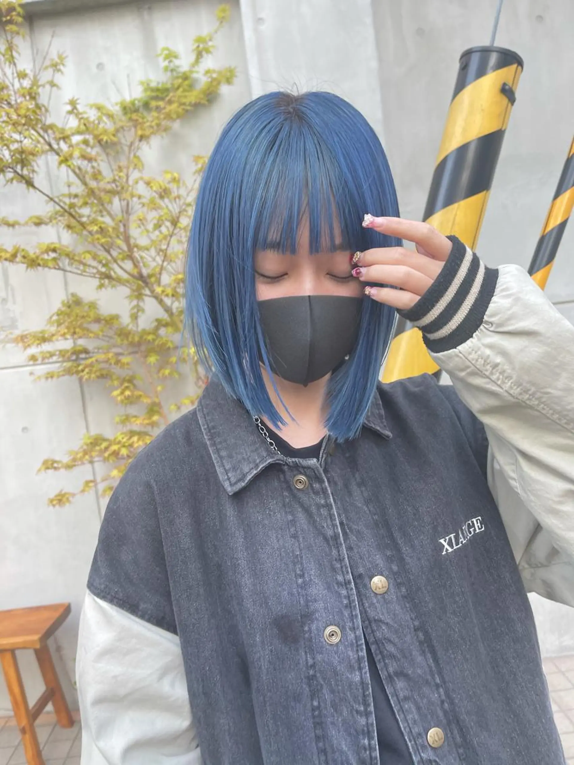 ミディアム LAME所属・RU NAのヘアスタイル