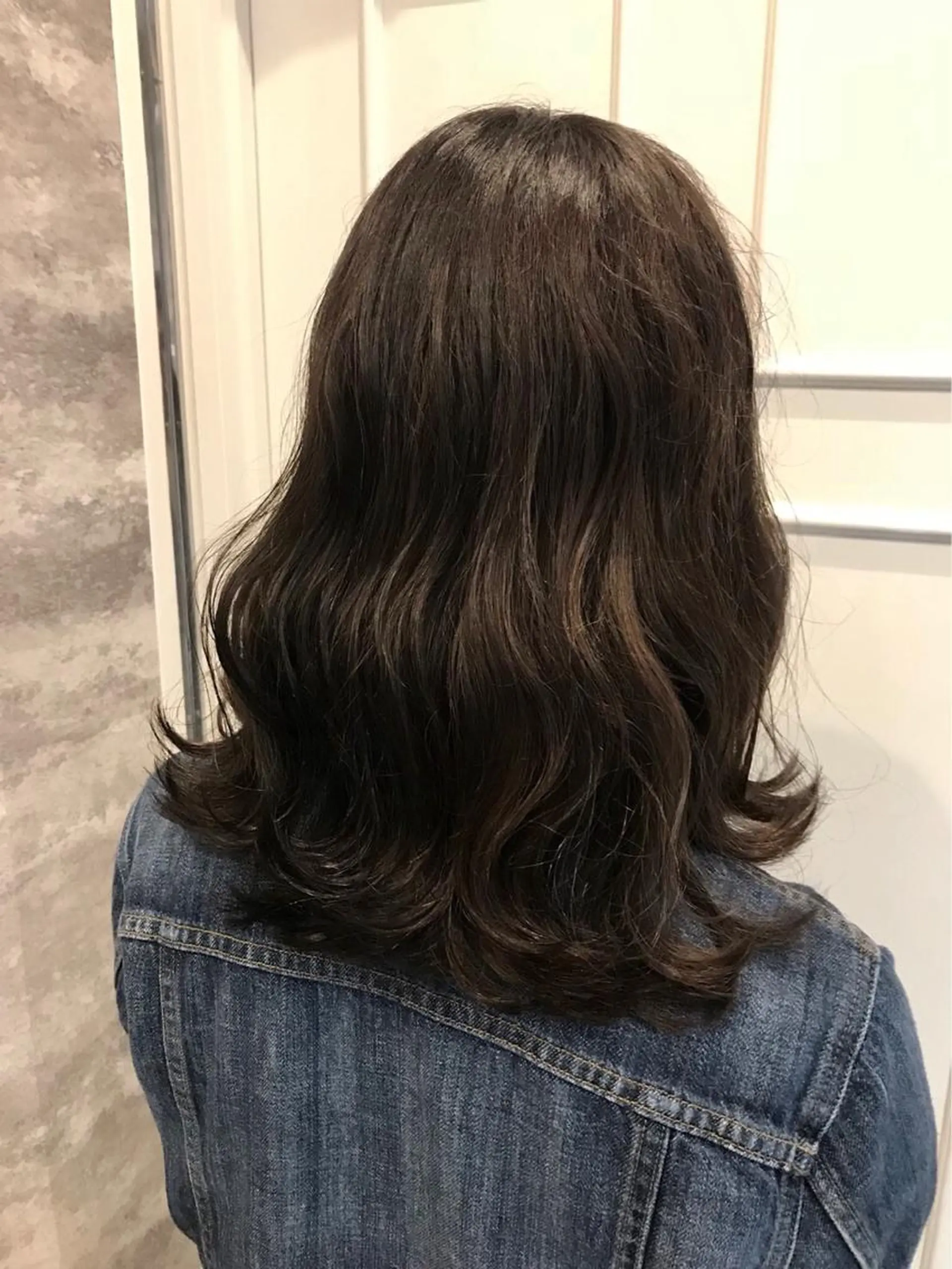 ミディアム カラー アッシュ アッシュブラウン ブラウンカラー 💈Blanco💈 カラー&ケア🌈のヘアスタイル