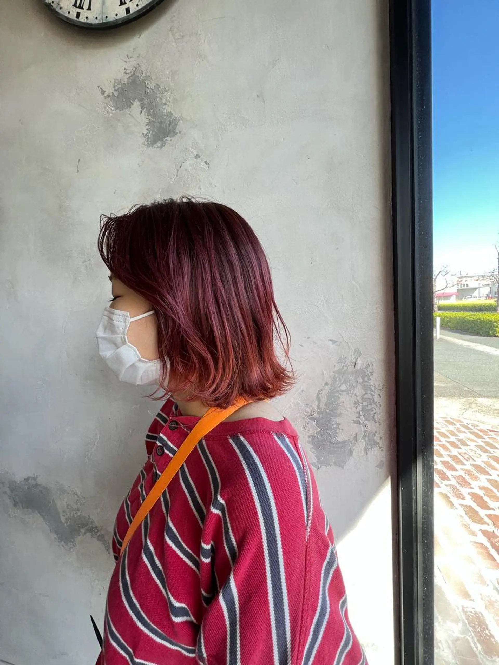 ミディアム カラー ブリーチ SALOWIN熊本 yuseiのヘアスタイル