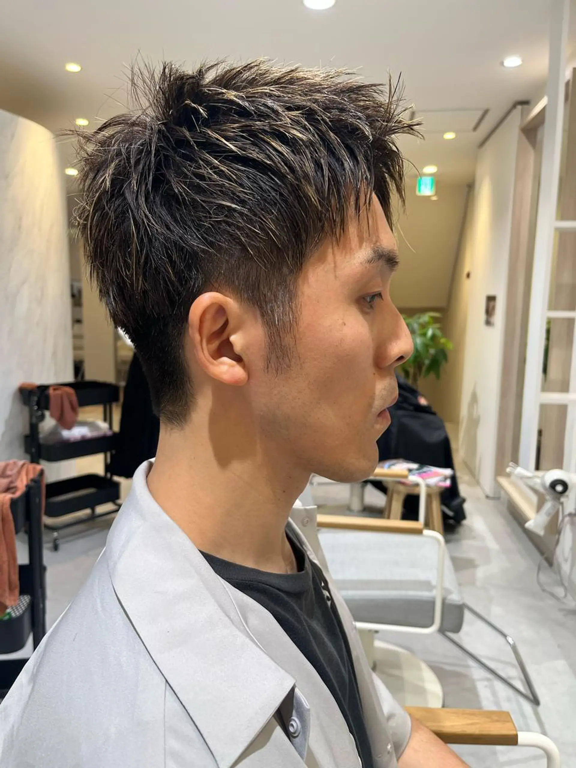 ショート メンズ カット rivegauche yasuokaのヘアスタイル