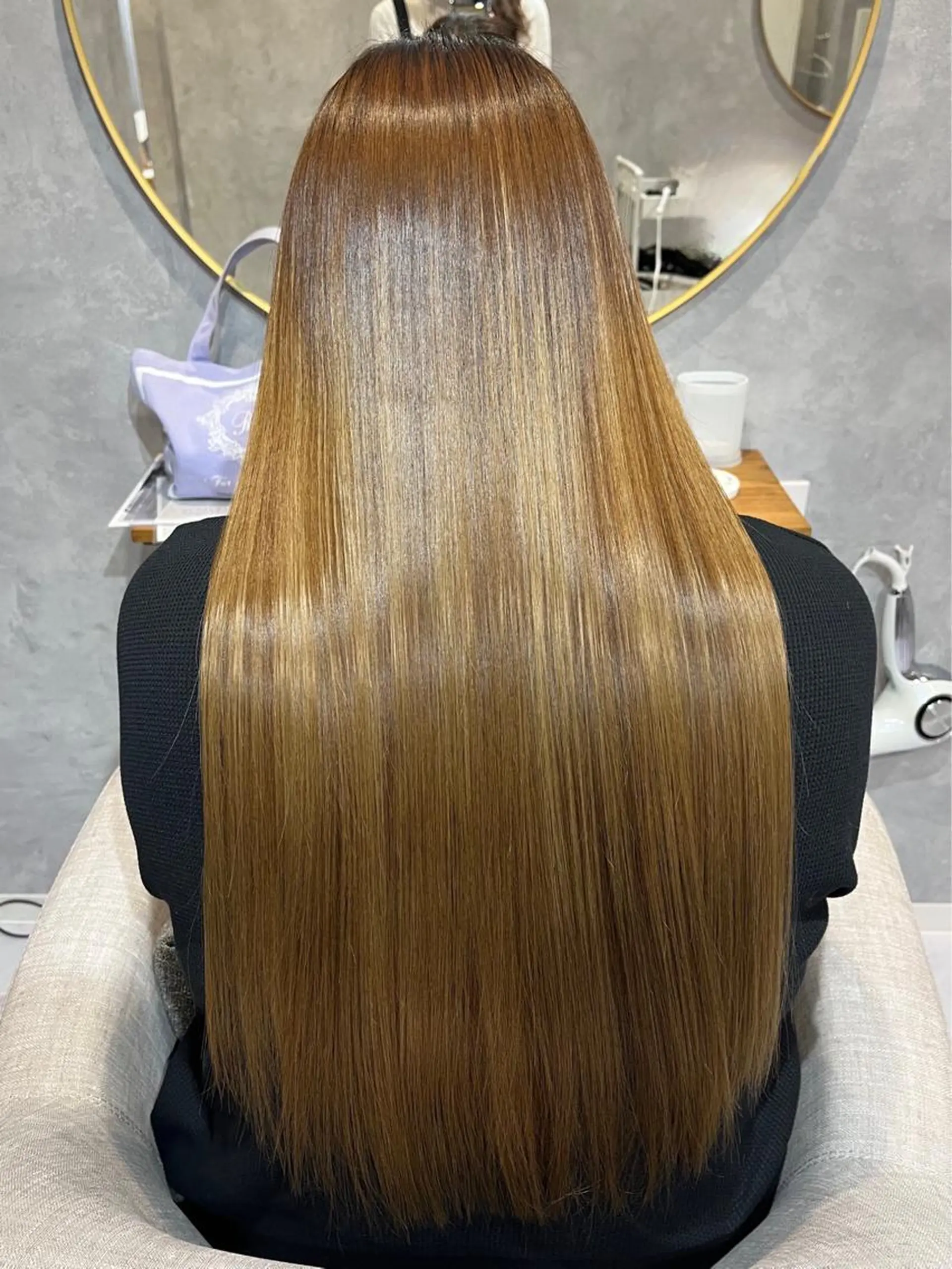 ロング カット トリートメント 髪質改善&Spa fee by carrefour 大橋店[フィー・バイ・カルフール大橋]所属・stylist Yukieのヘアスタイル