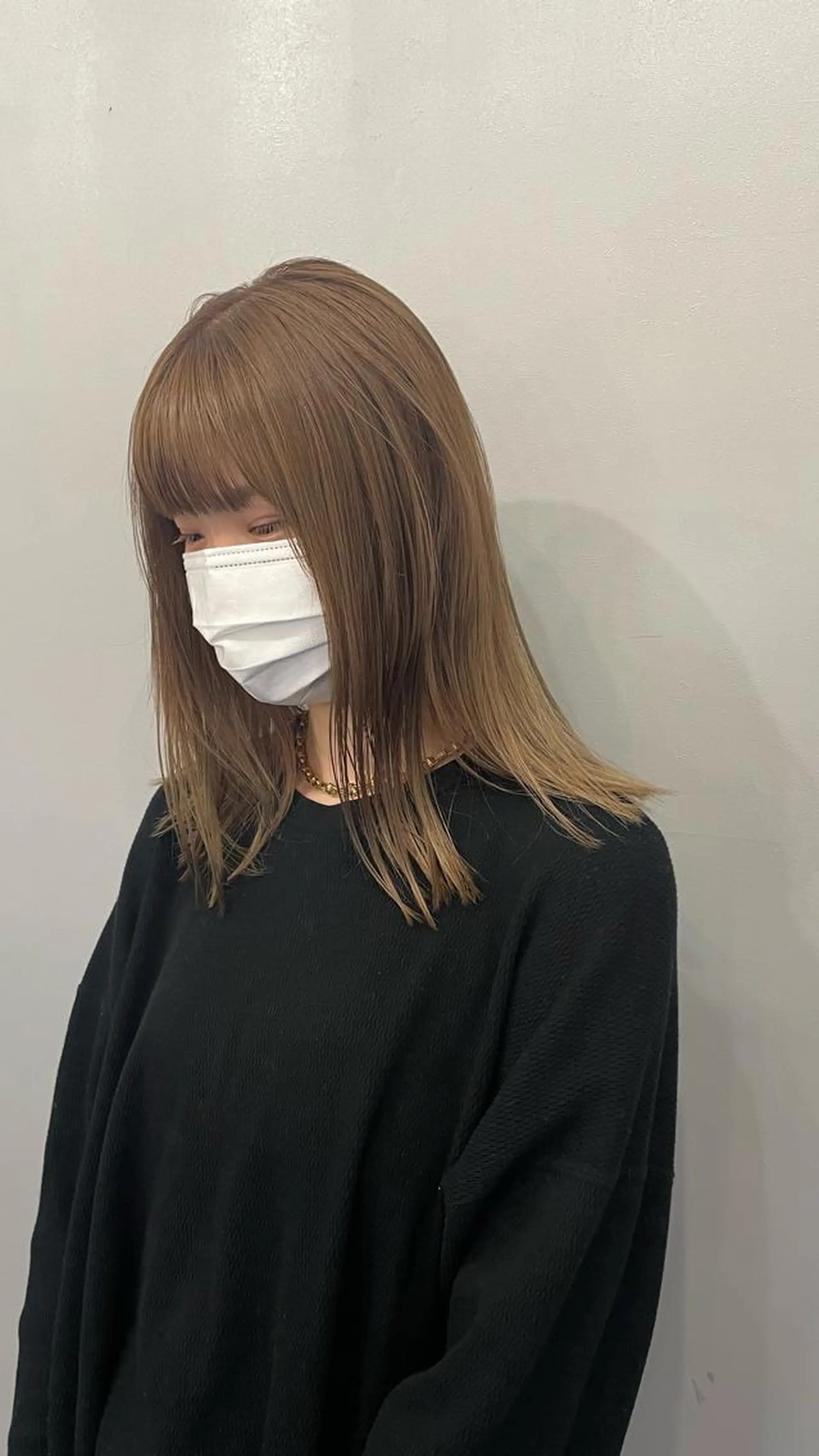 ミディアム カラー ヘアアレンジ アッシュ アッシュブラウン ブリーチ ブラウンカラー ヘアカラー トリートメント ヘアセット 💐ナチュラルヘア Kroda💐のヘアスタイル