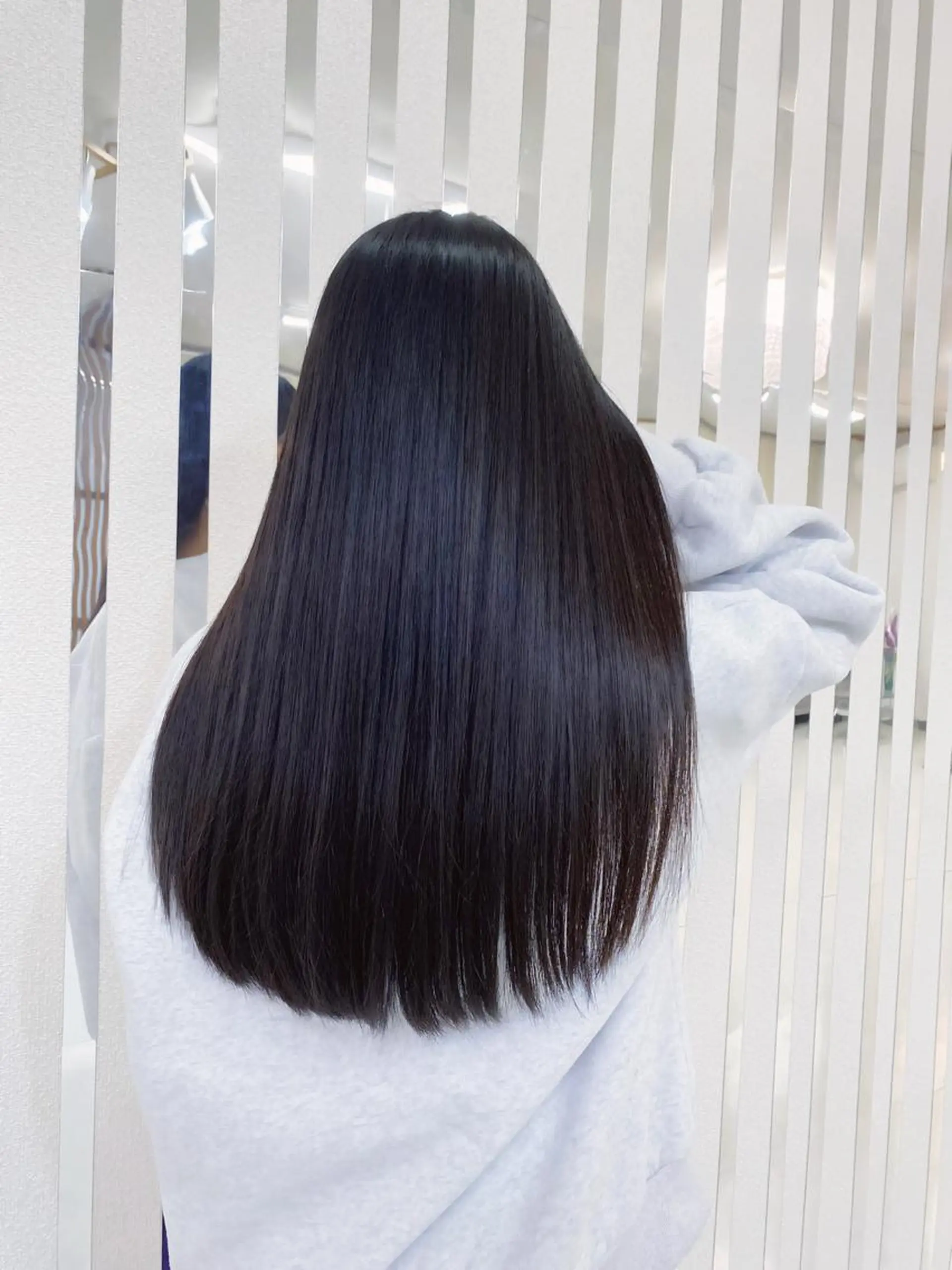 ロング 縮毛矯正 カット 縮毛矯正 トリートメント YURI ✨のヘアスタイル