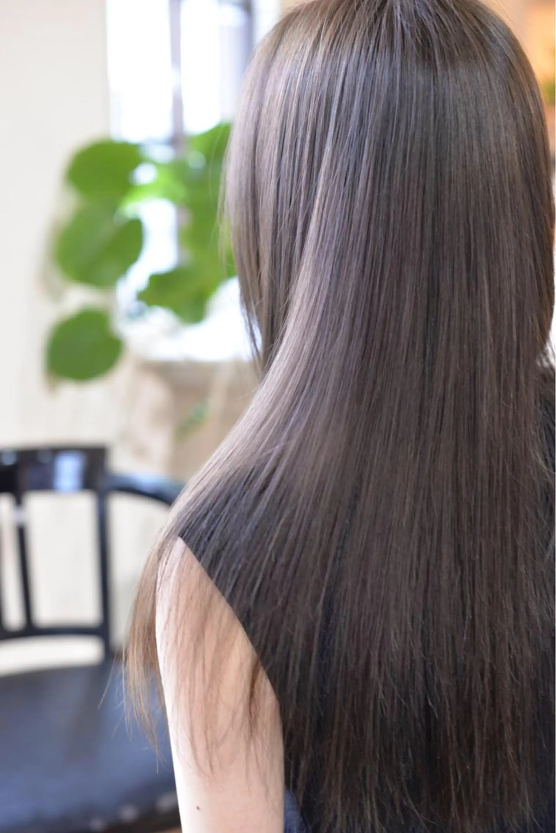 ロング カラー 透明感カラー グレージュ ハイトーンカラー 大嶋 宏隆のヘアスタイル