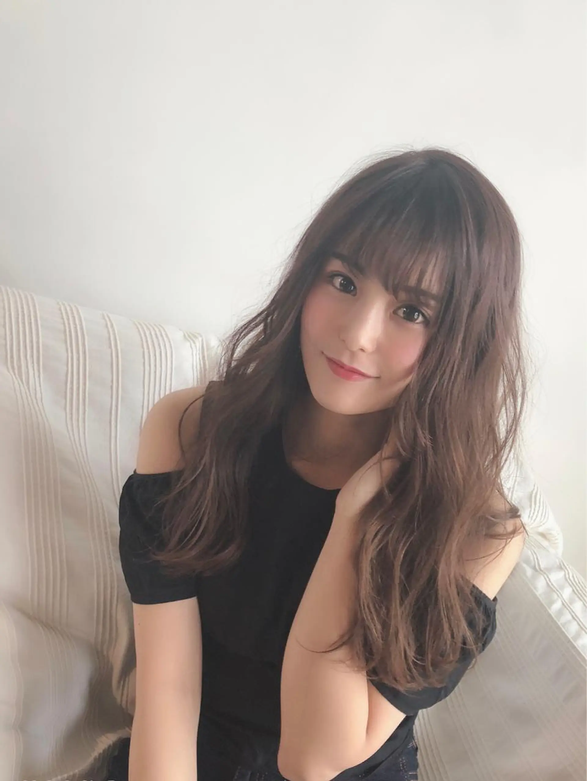 ロング カラー ブラウンカラー  渡部 妃月のヘアスタイル