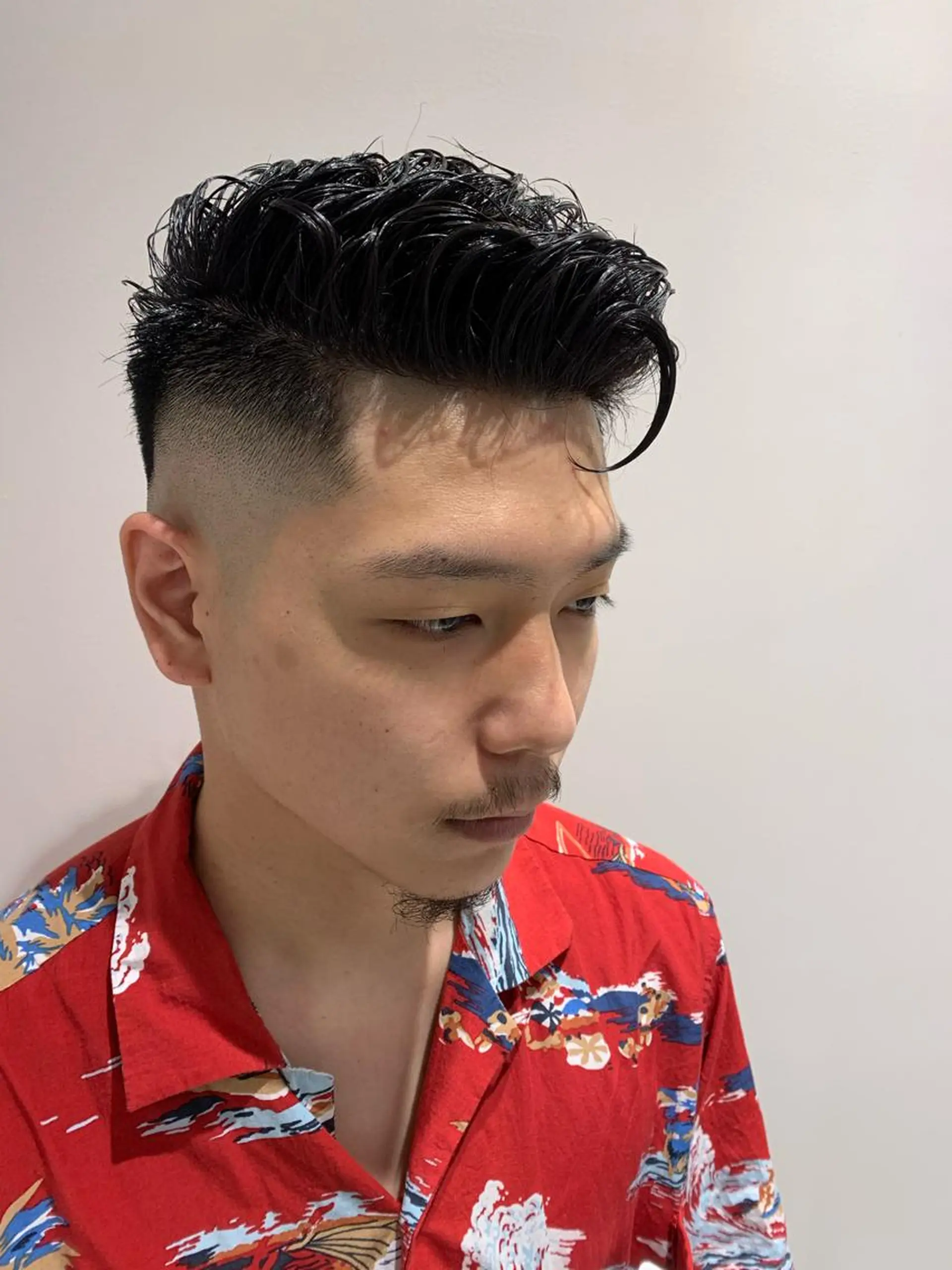 ショート パーマ メンズ フェードカット メンズパーマ スキンフェード カット パーマ トリートメント BINGO HAIR WORKS 【ビンゴヘアワークス】所属・🎱メンズフェード 特化HYOGA🎱のヘアスタイル