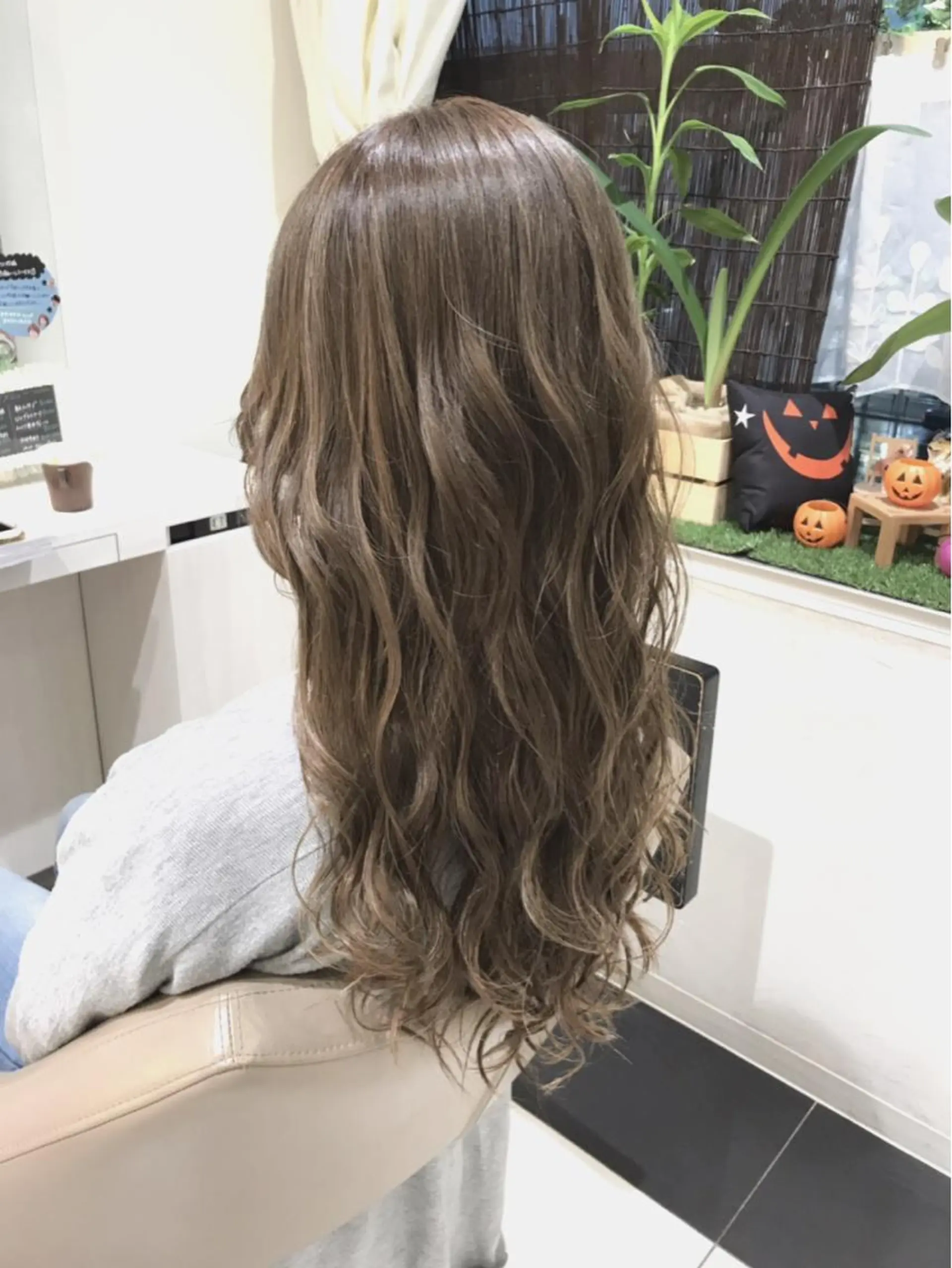 セミロング カラー カット ヘアカラー 山崎俊輔/髪質改善 /バレイヤージュのヘアスタイル