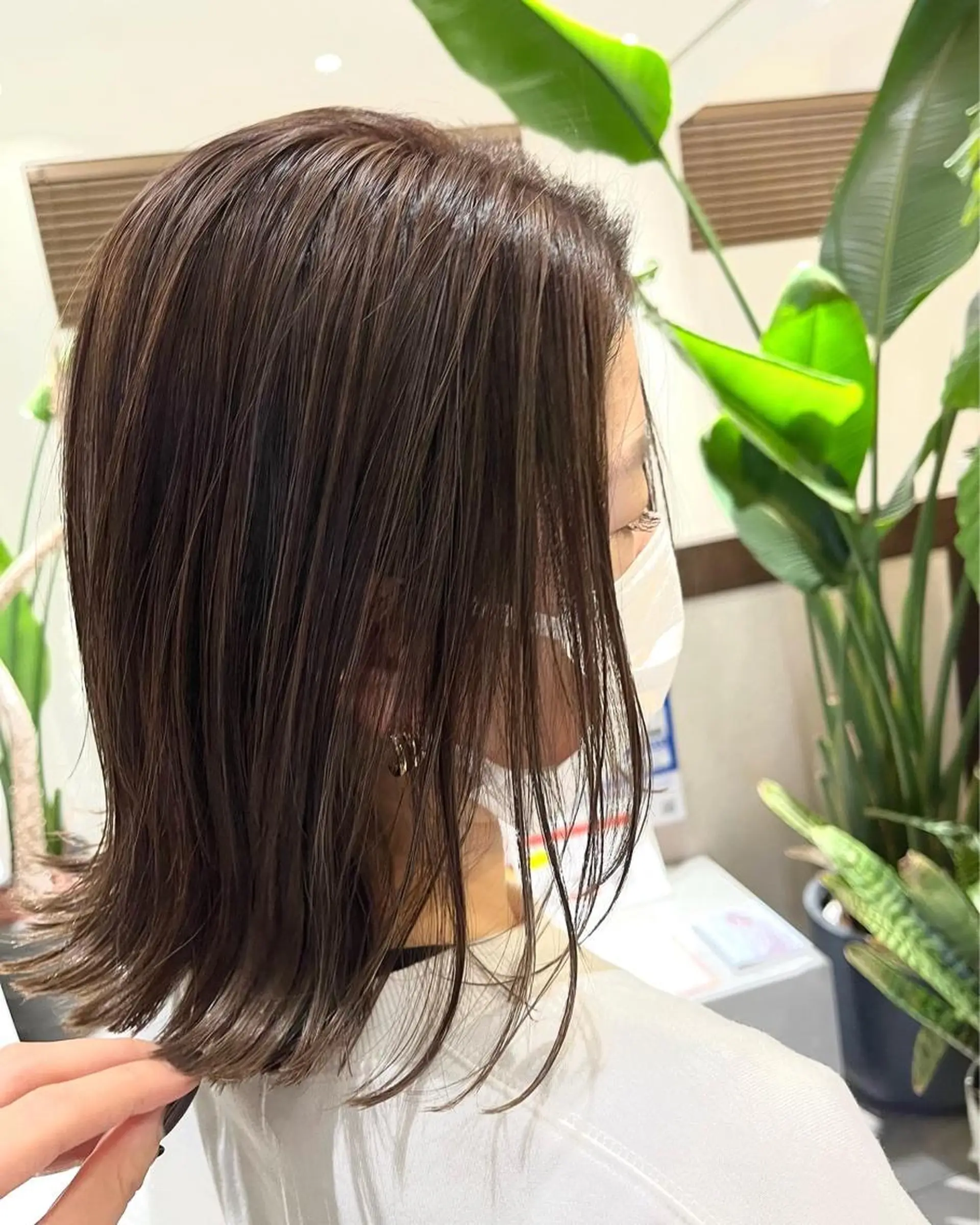 ミディアム カット ヘアカラー 和田 琉々香のヘアスタイル