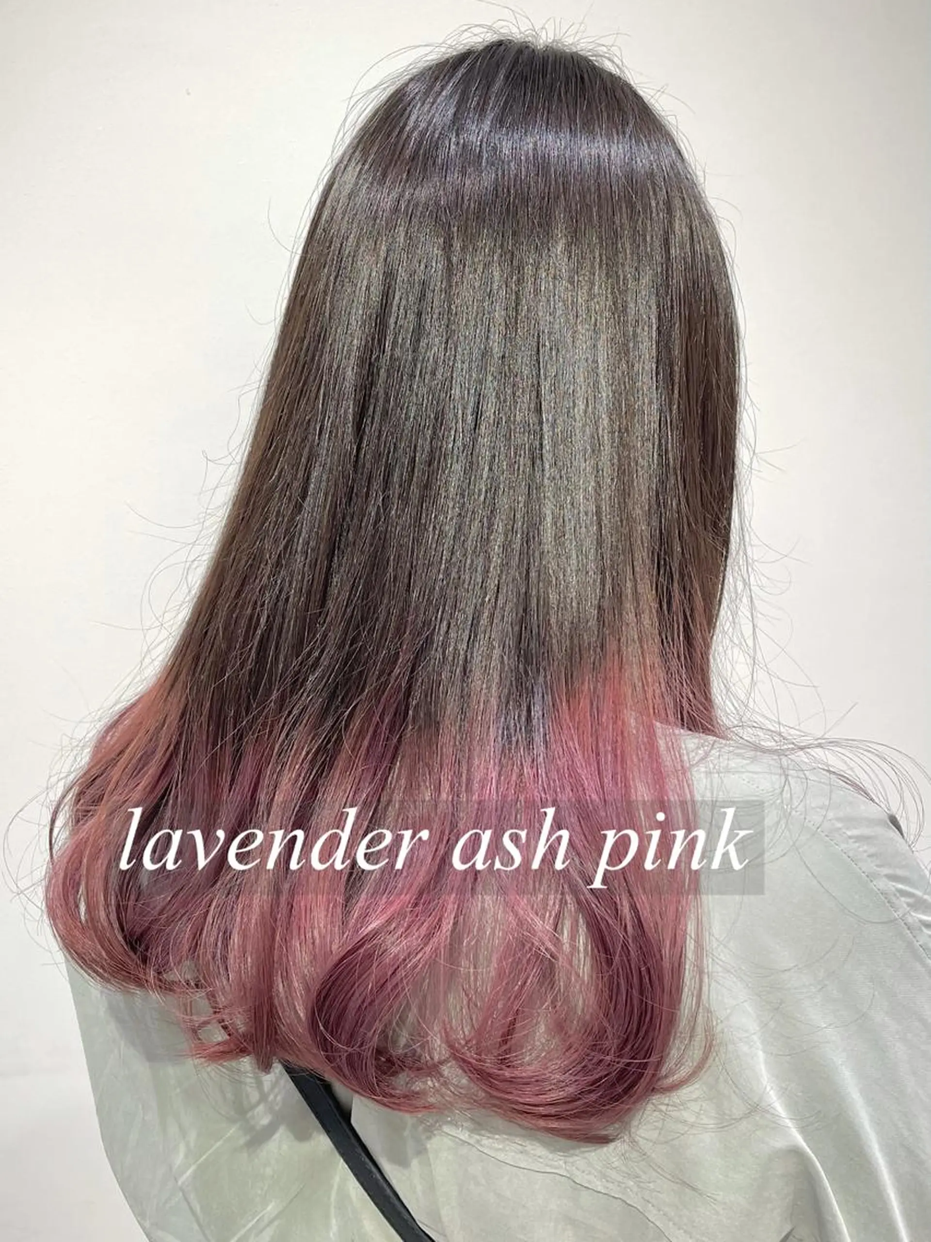 ロング カラー ブリーチ ピンクカラー ヘアカラー トリートメント 【デザインカラー】 粥川佳日望のヘアスタイル