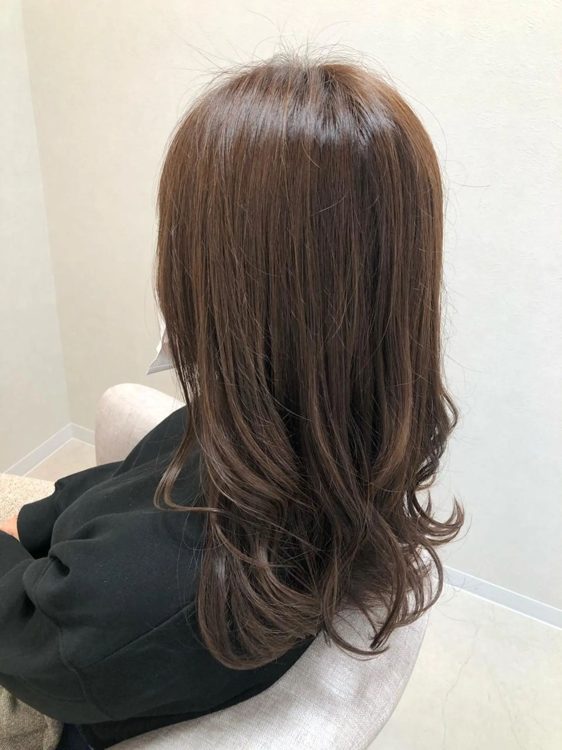 セミロング ヘアカラー ショート/白髪ぼかし 君和田若菜のヘアスタイル