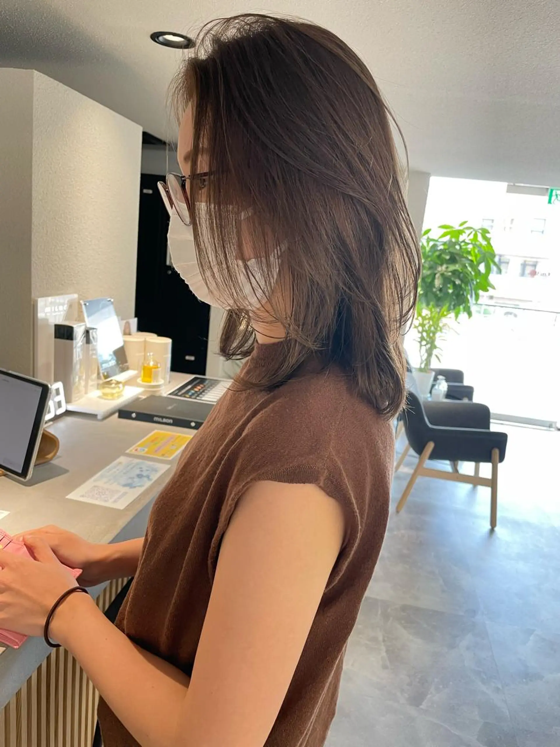 セミロング ヘアカラー Emitas.宮街道店所属・森崎 士/似合わせカラーのヘアスタイル