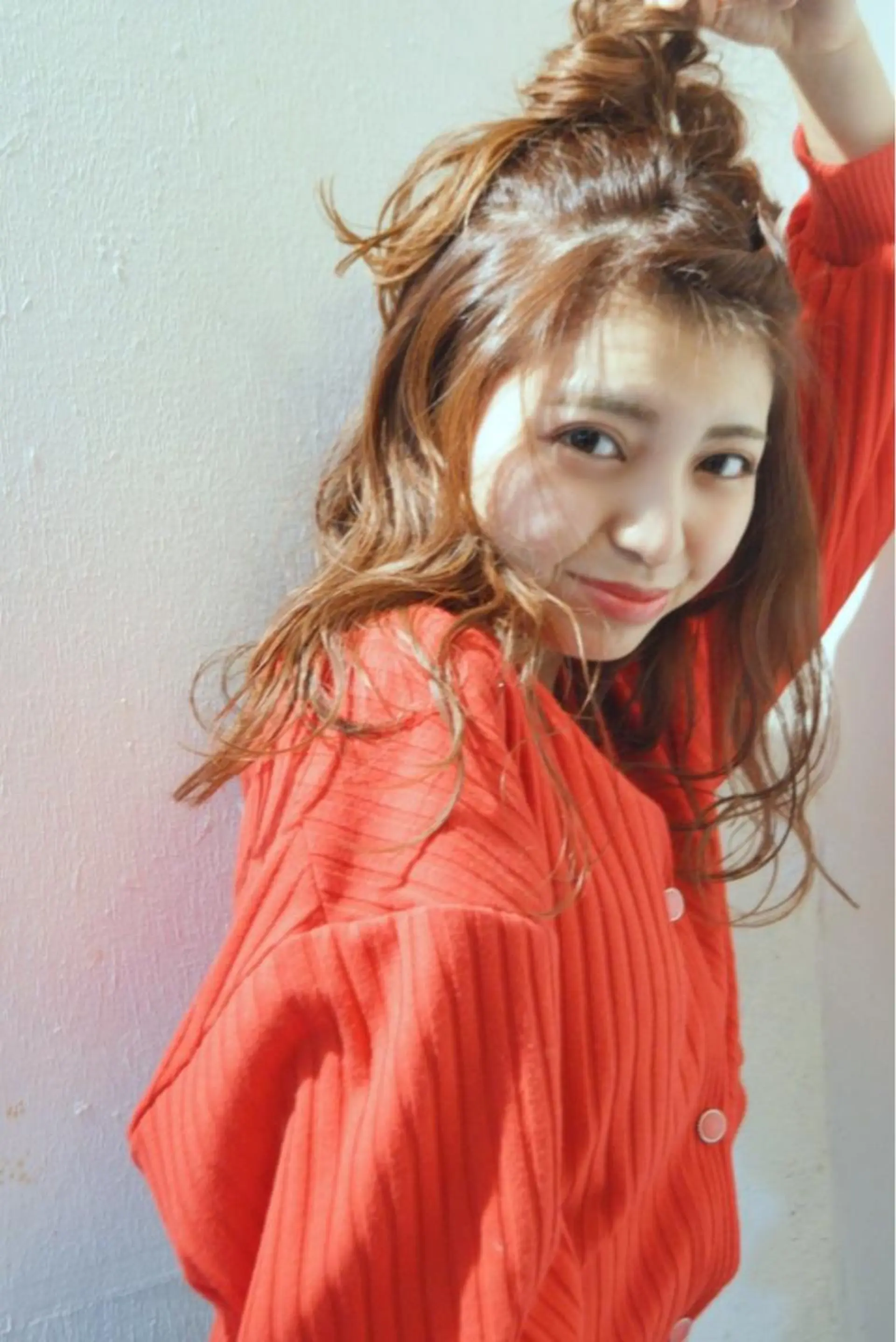 セミロング カラー 透明感カラー ハイライトカラー ハイトーンカラー ボブ くびれヘア カット ヘアカラー トリートメント ヘッドスパ Kozy  hair design所属・東 史夏のヘアスタイル