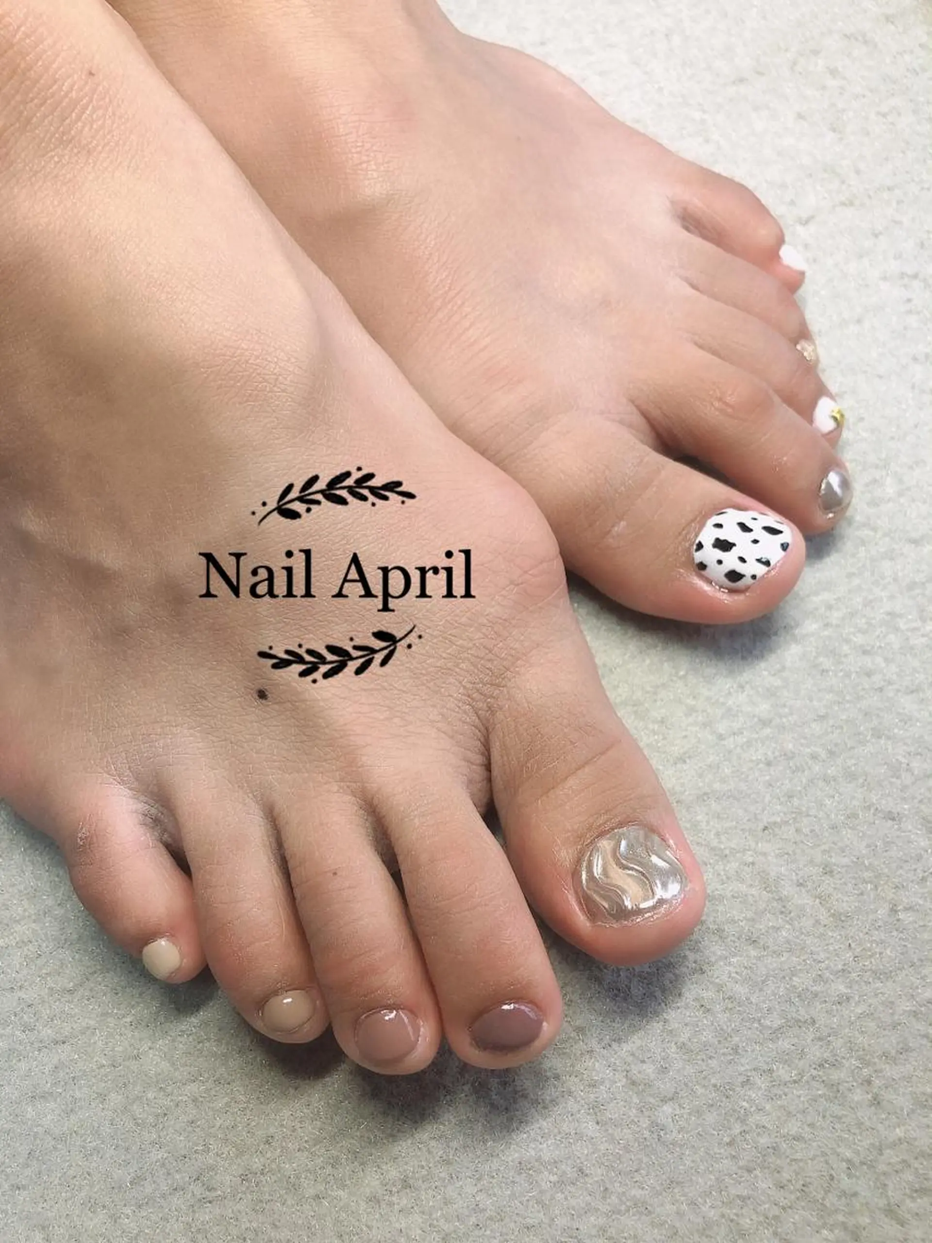 ネイル フットネイル April Nailのネイルデザイン