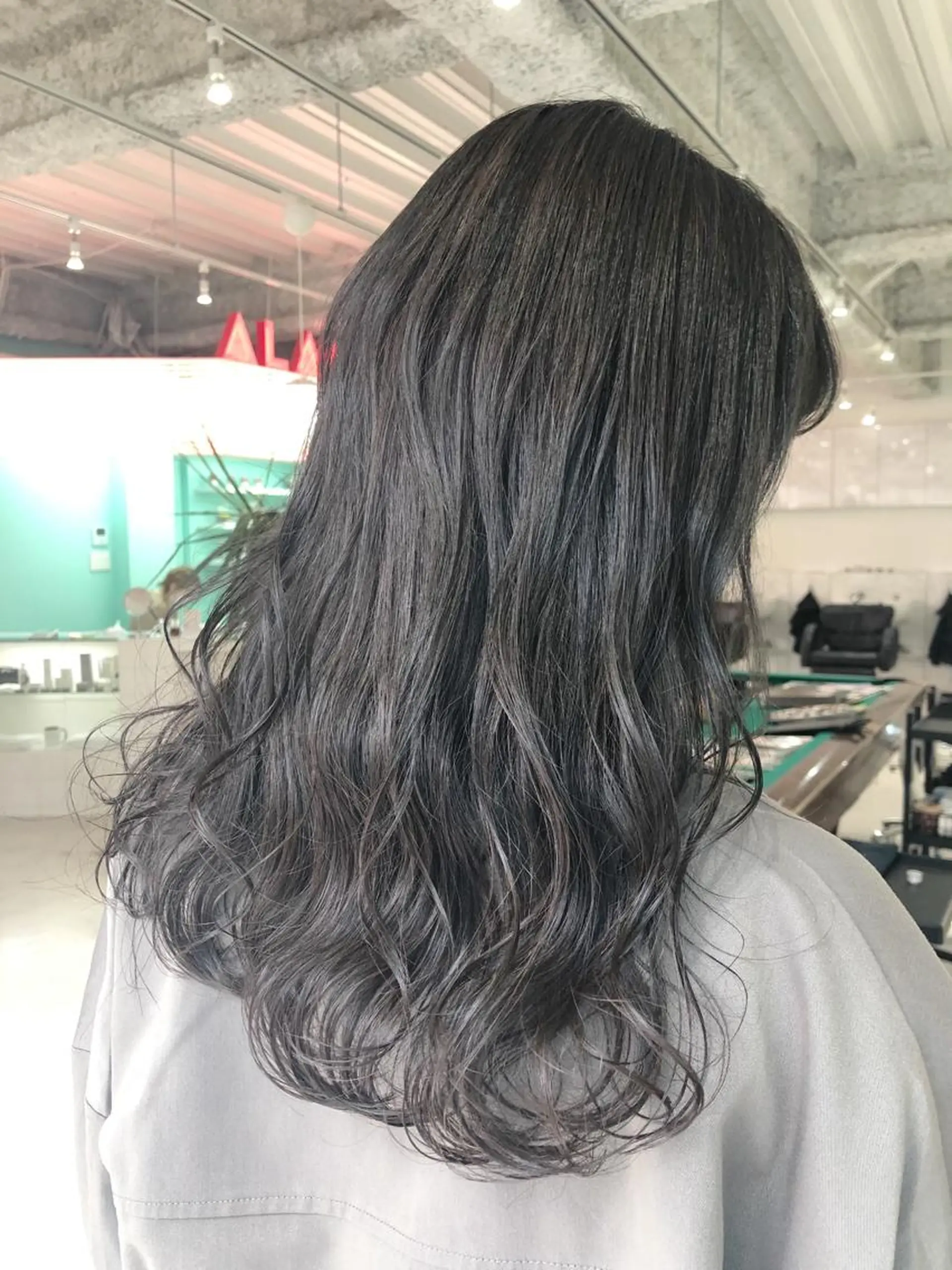 ロング カラー パーマ ヘアアレンジ GRAND OMOTESANDOのヘアスタイル