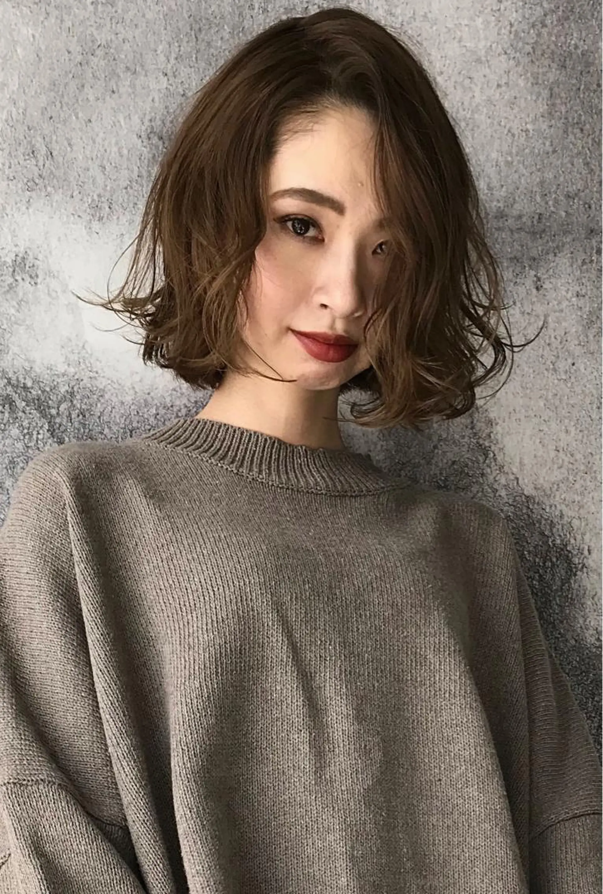 ショート カラー パーマ ヘアアレンジ ナツメダ ダイキのヘアスタイル