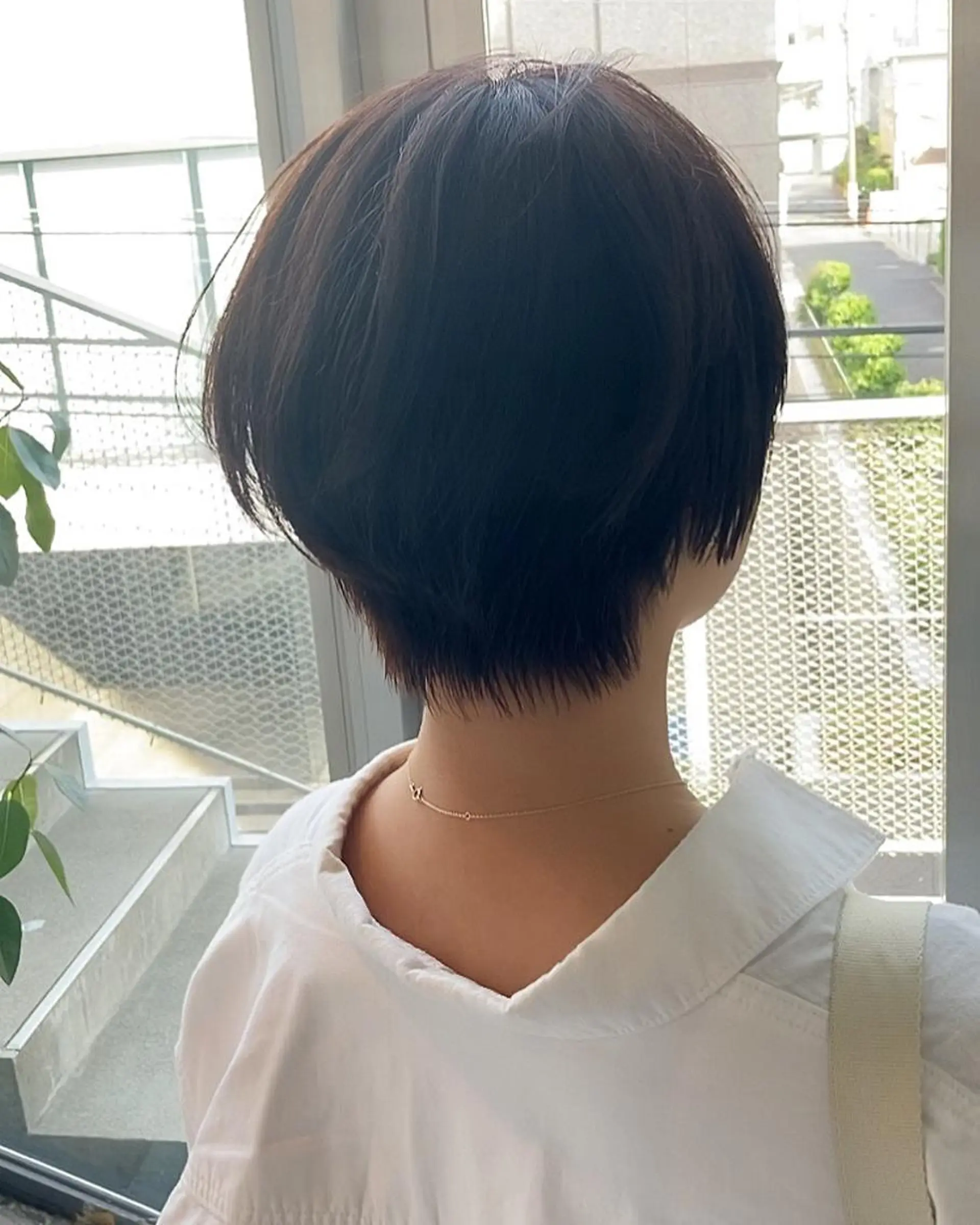 ショート 丸みショート ショートヘア 💎ボブ/似合わせの 達人/縮毛矯正/畔上のヘアスタイル