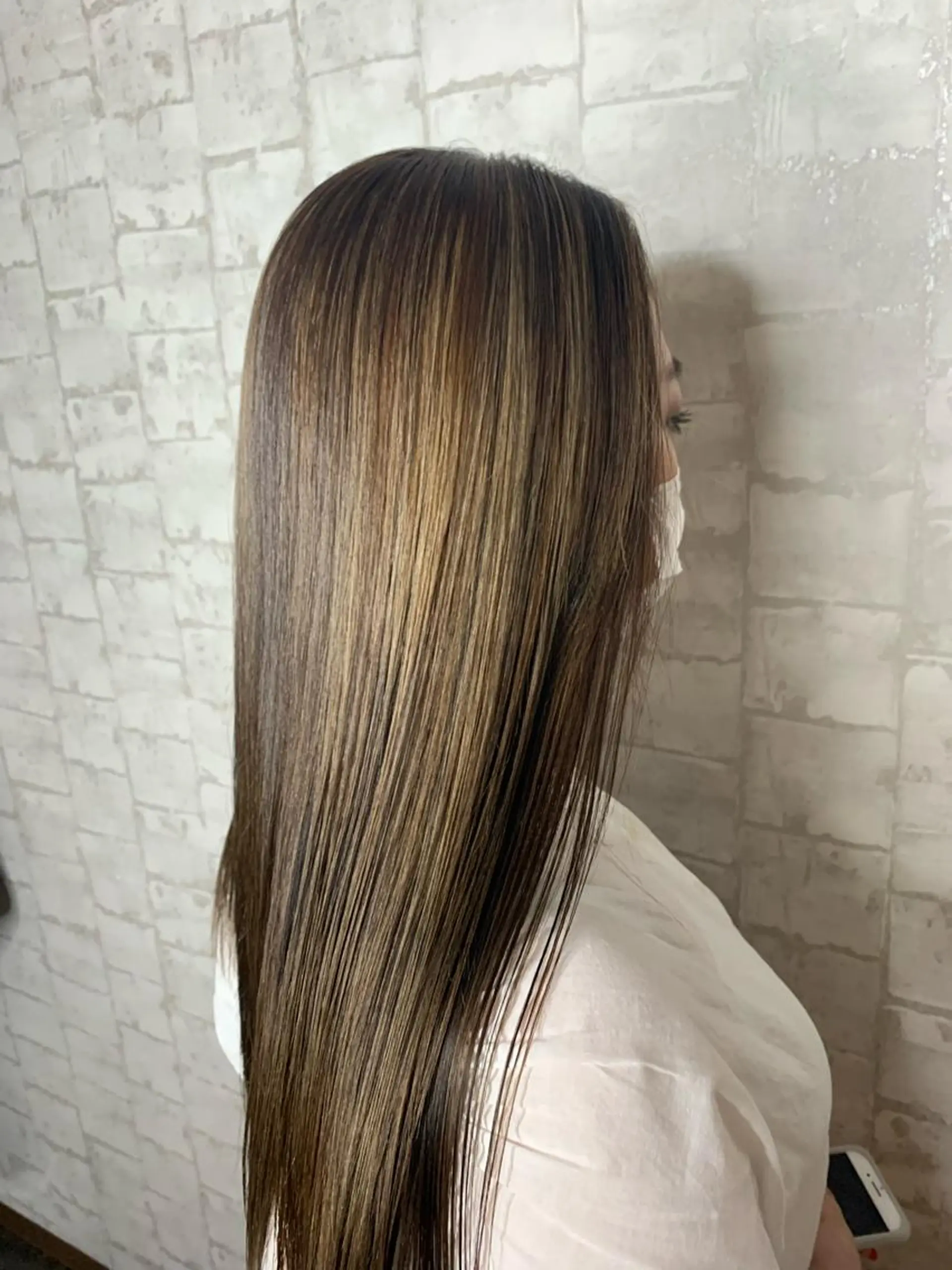 ロング カラー カット ヘアカラー トリートメント 船津武俊 フナツタケトシのヘアスタイル