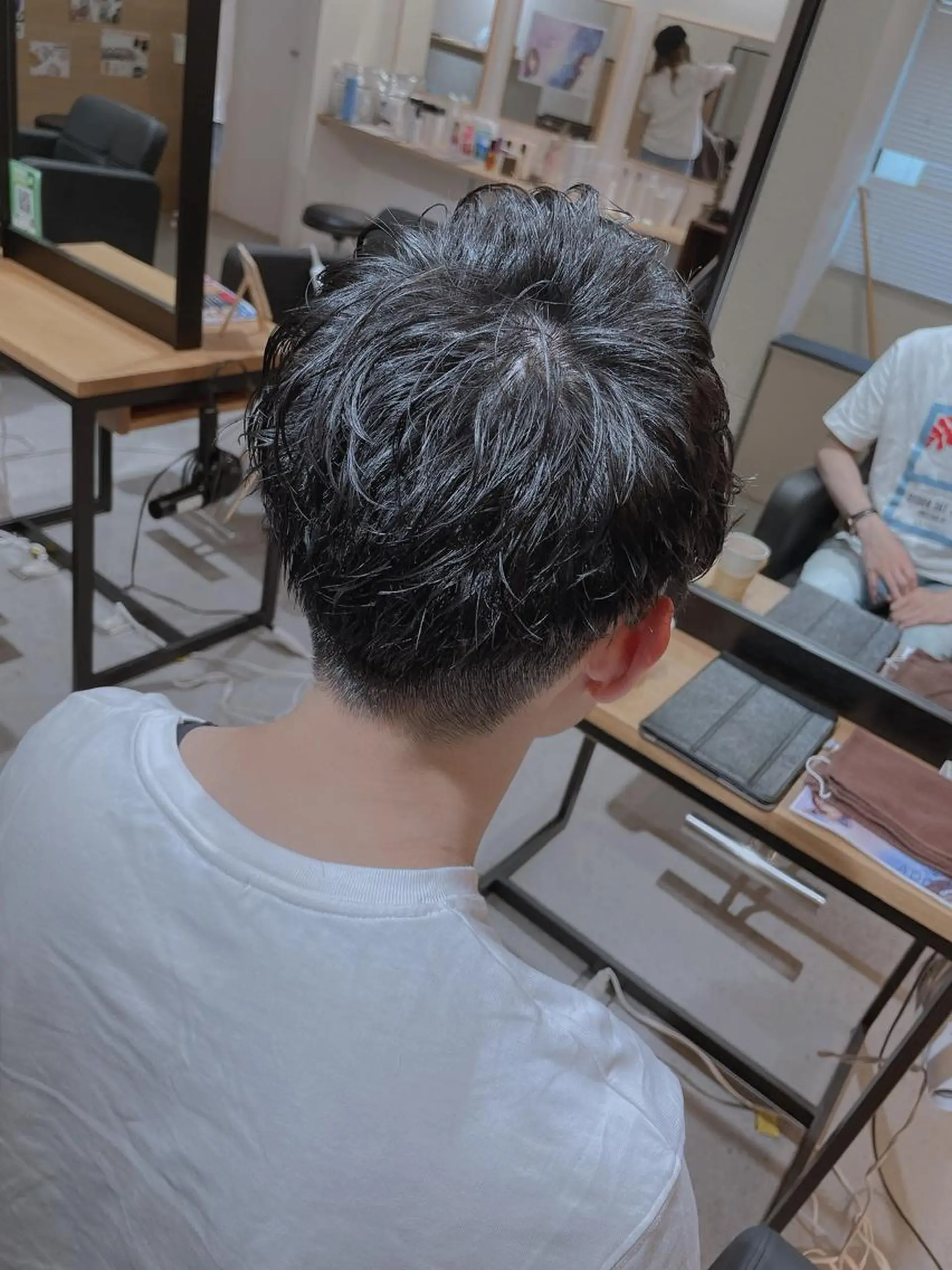 パーマ メンズ カット パーマ 森江 康喜のヘアスタイル