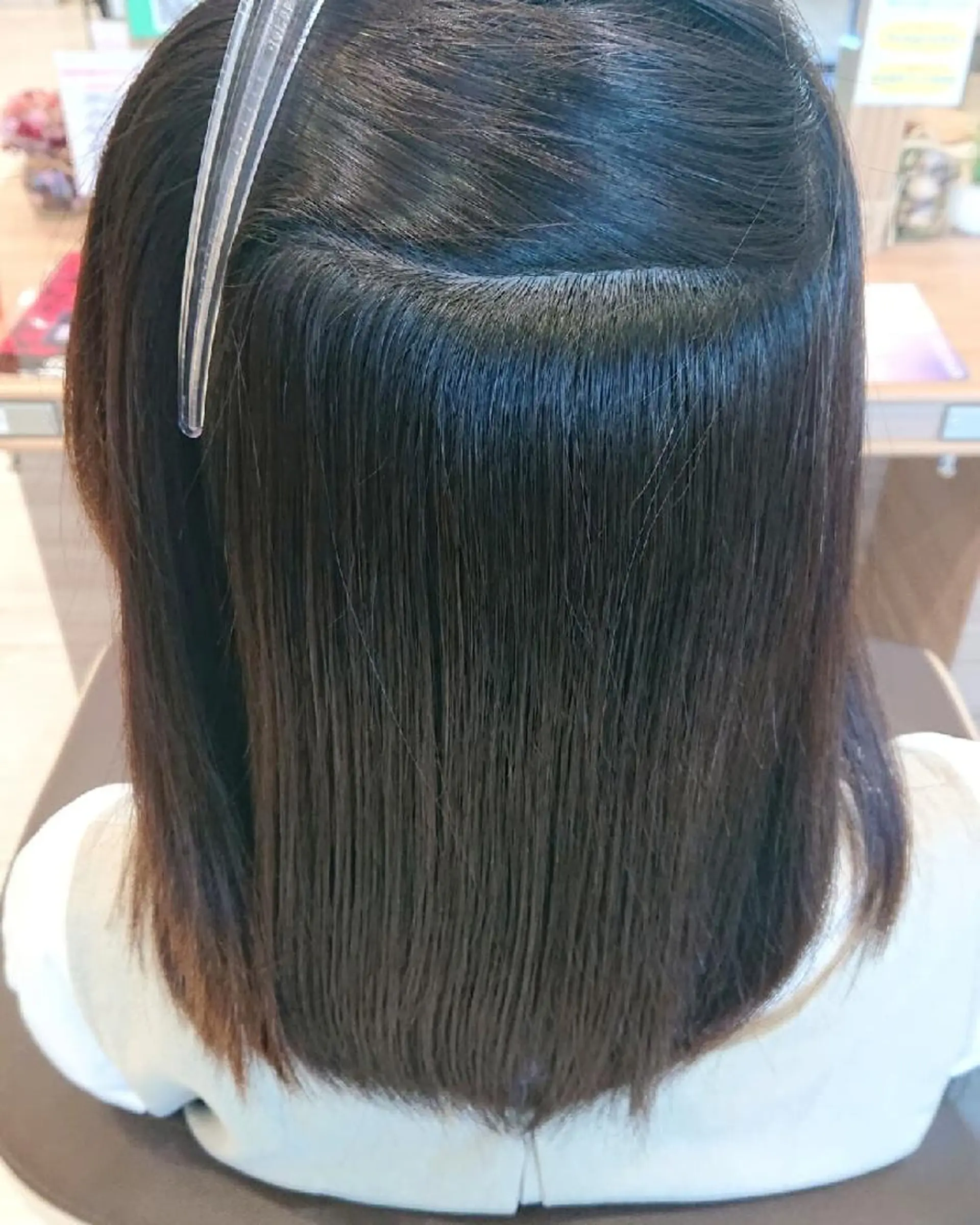 セミロング 縮毛矯正 トリートメント 宮本 秀人のヘアスタイル