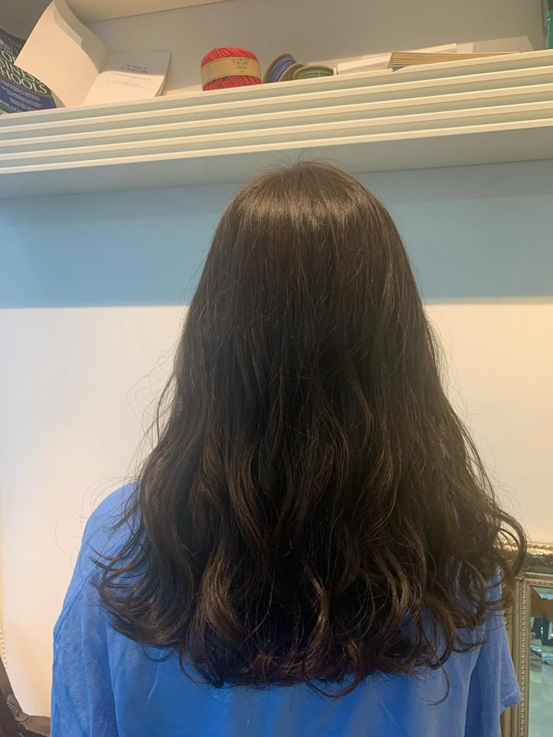 ロング ヘアカラー トリートメント ヘッドスパ ヘアセット 山口 竣也のヘアスタイル