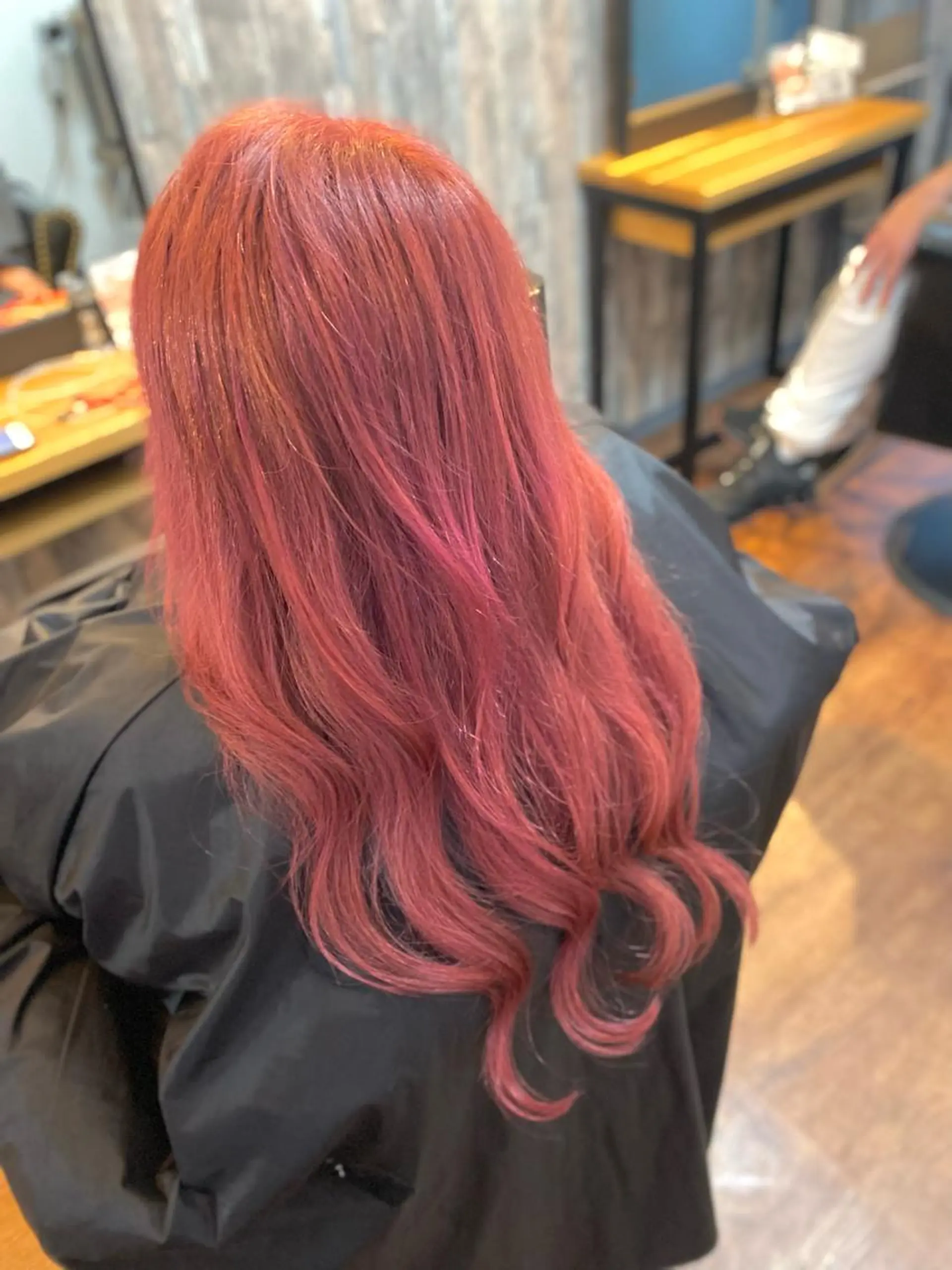 ロング カラー ピンクカラー カット ヘアカラー トリートメント Lizir  ルズィール所属・Luzir⭐︎ GEN⭐︎のヘアスタイル