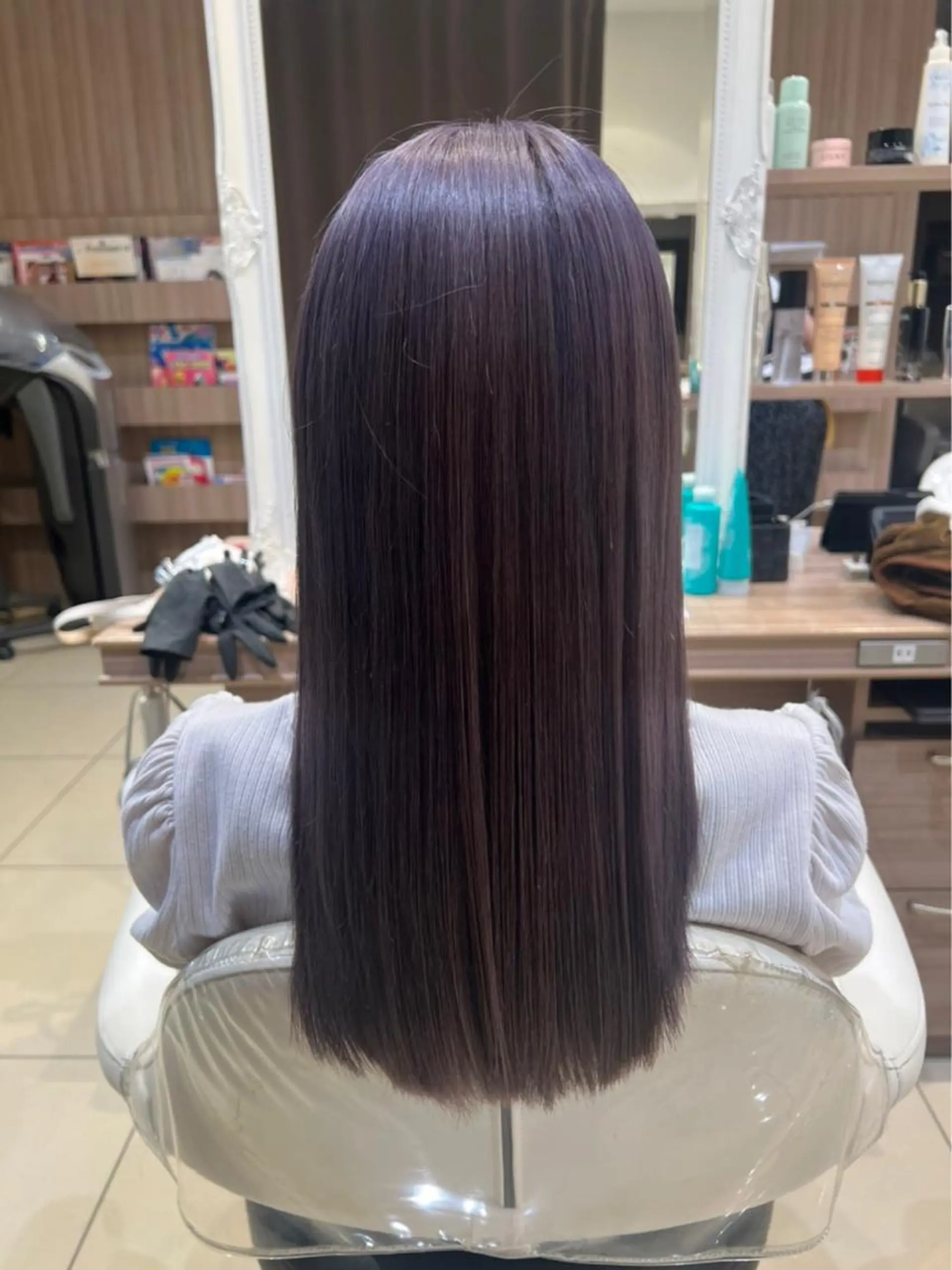 ロング カラー トリートメント SVTオタク美容師 ねねのヘアスタイル