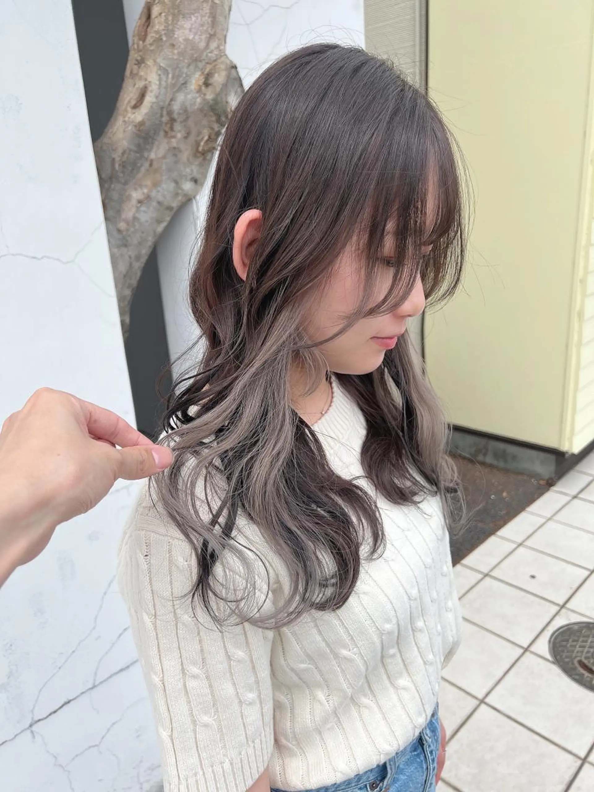 ミディアム ヘアカラー トリートメント 具志 正太のヘアスタイル