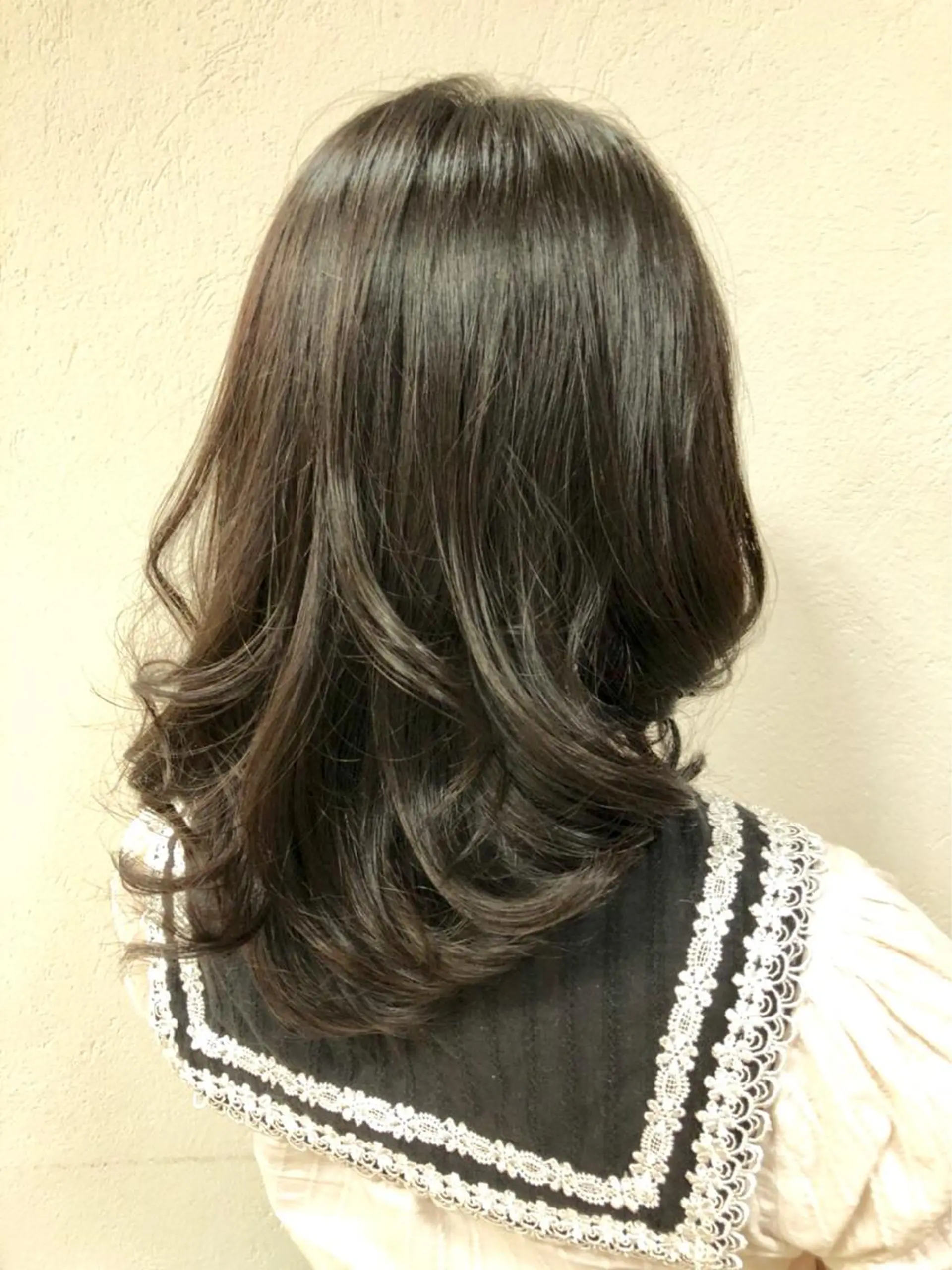 セミロング ボブ 齊藤 久恵のヘアスタイル