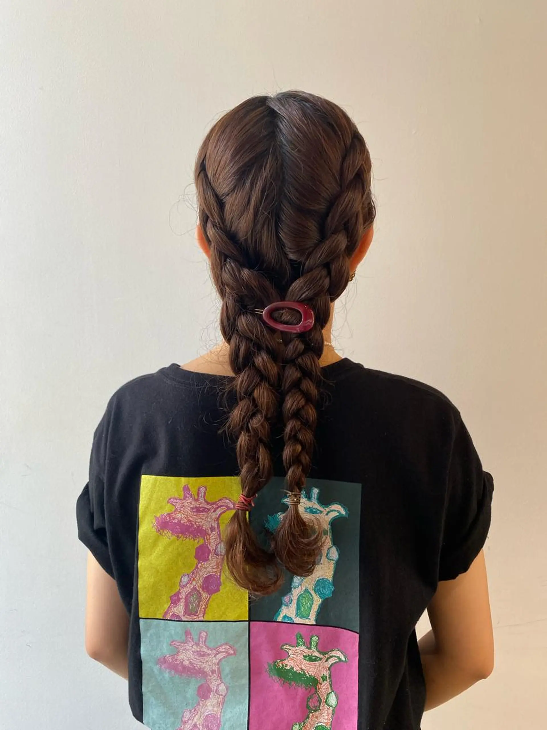 ロング ヘアアレンジ 小日向 沙織のヘアスタイル