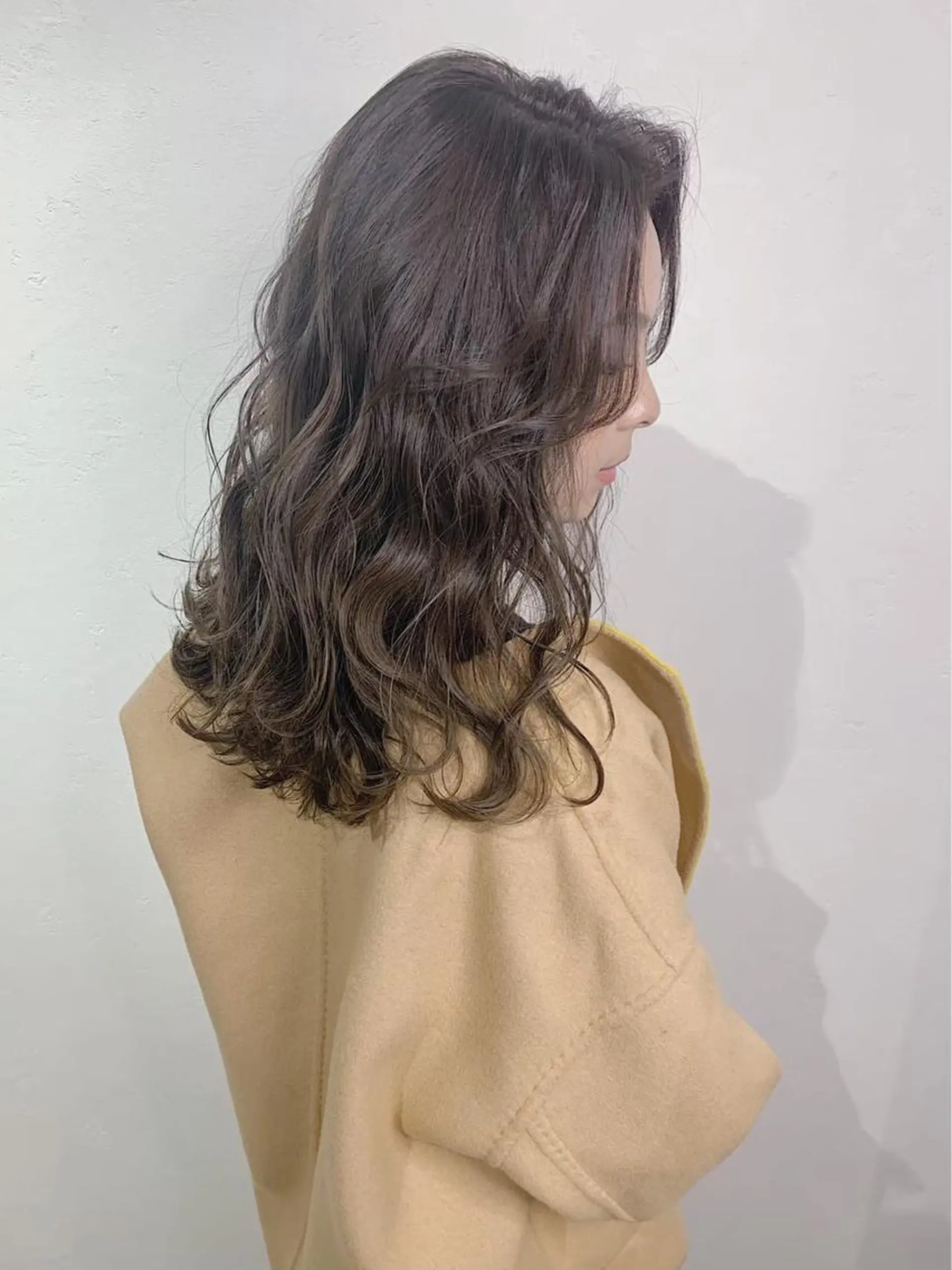カラー アディクシーカラー 透明感カラー カット ヘアカラー トリートメント ⭐️韓国髪質改善 レイヤー⭐️亀山努のヘアスタイル