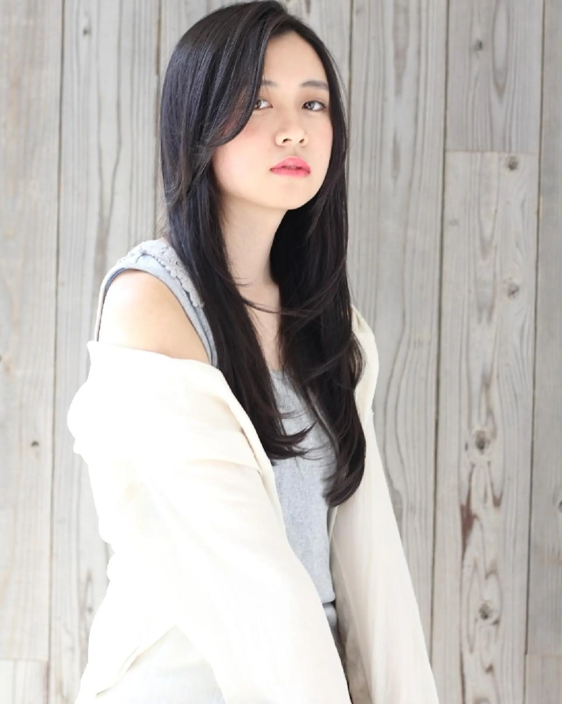 ロング 縮毛矯正 鈴木 貴之のヘアスタイル