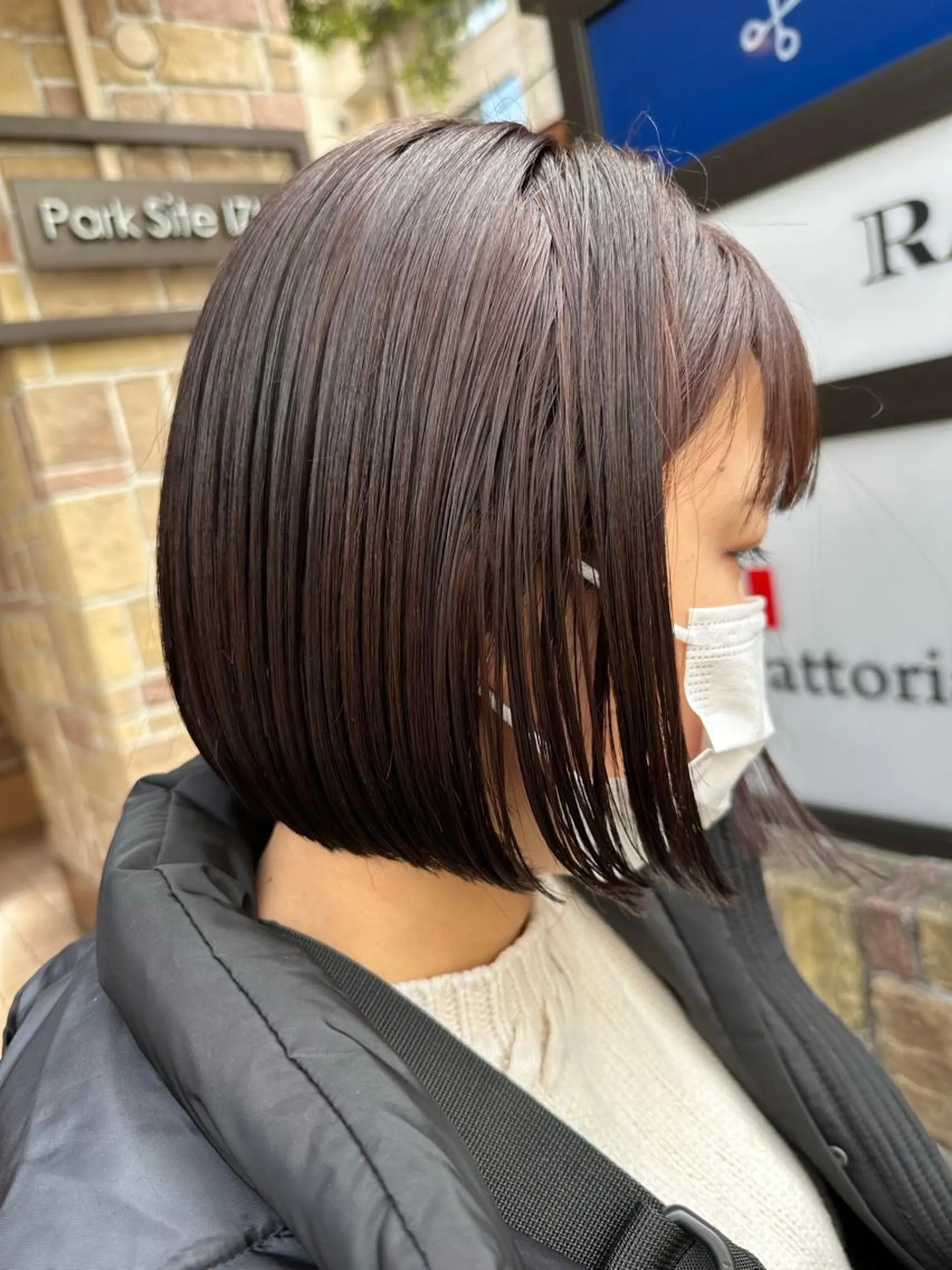 ショート ボブ カット ヘアカラー トリートメント ratie所属・池内 章人のヘアスタイル